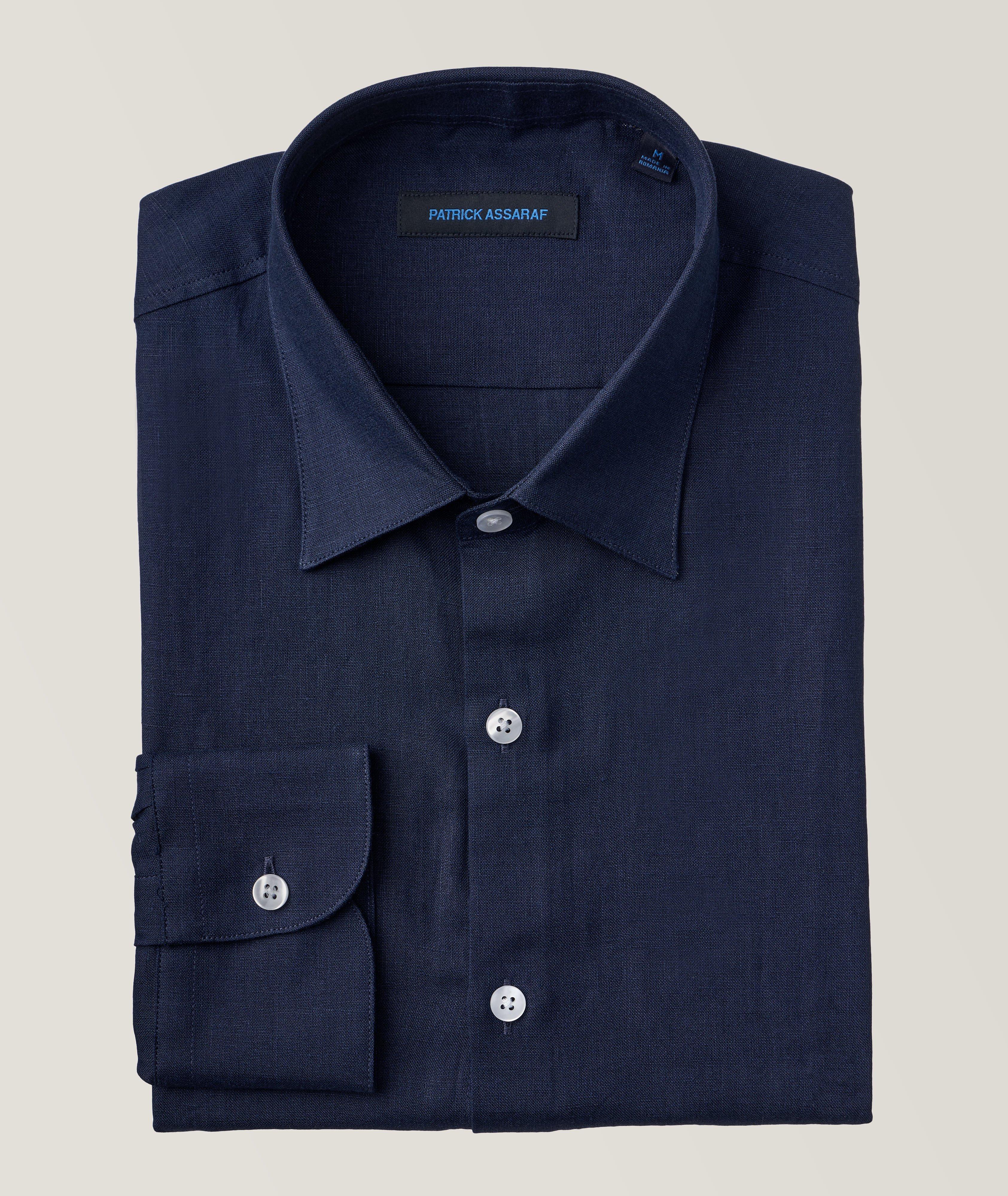 Chemise décontractée en lin image 0