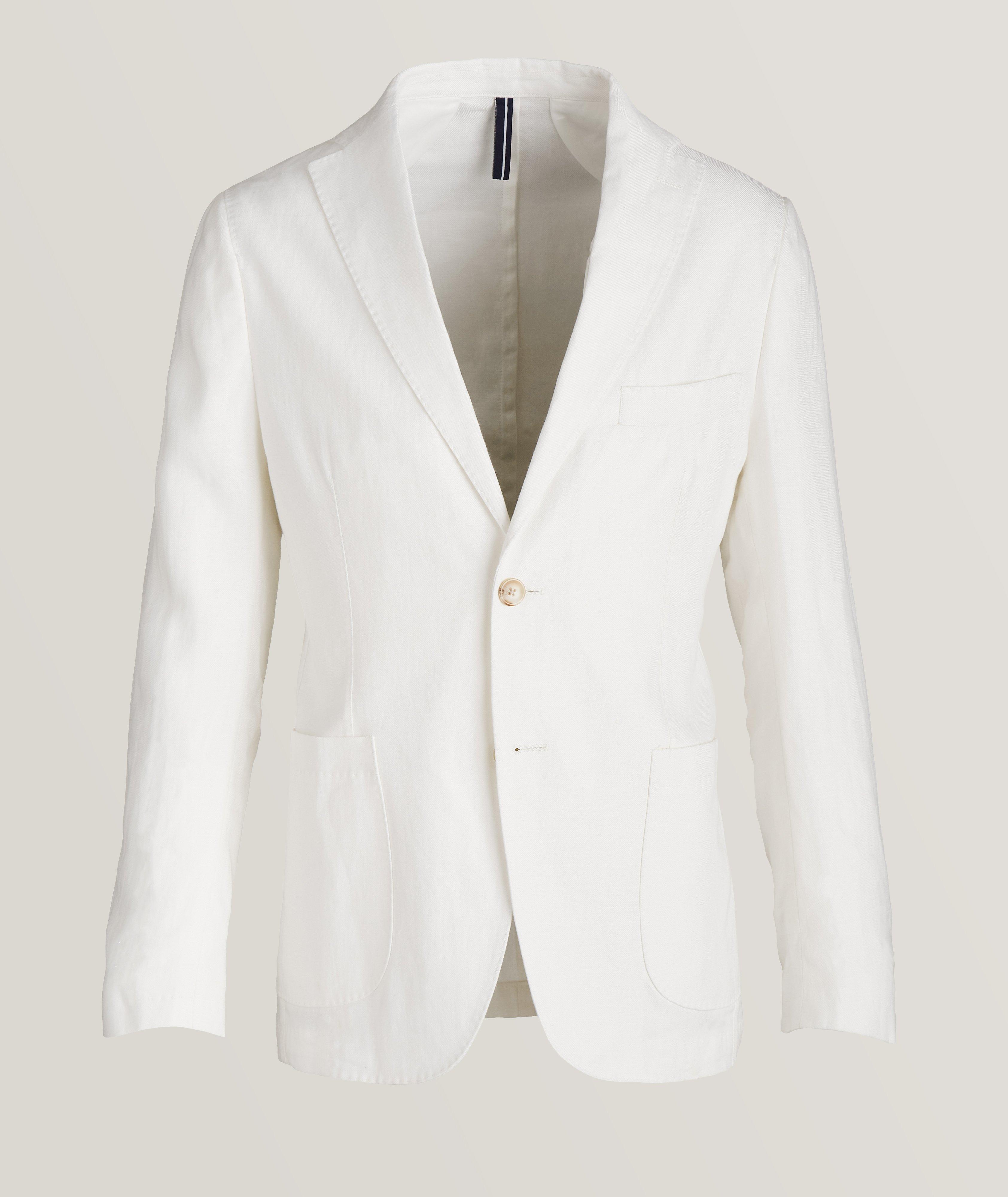 Two-Button Linen Sports Jacket image 0
