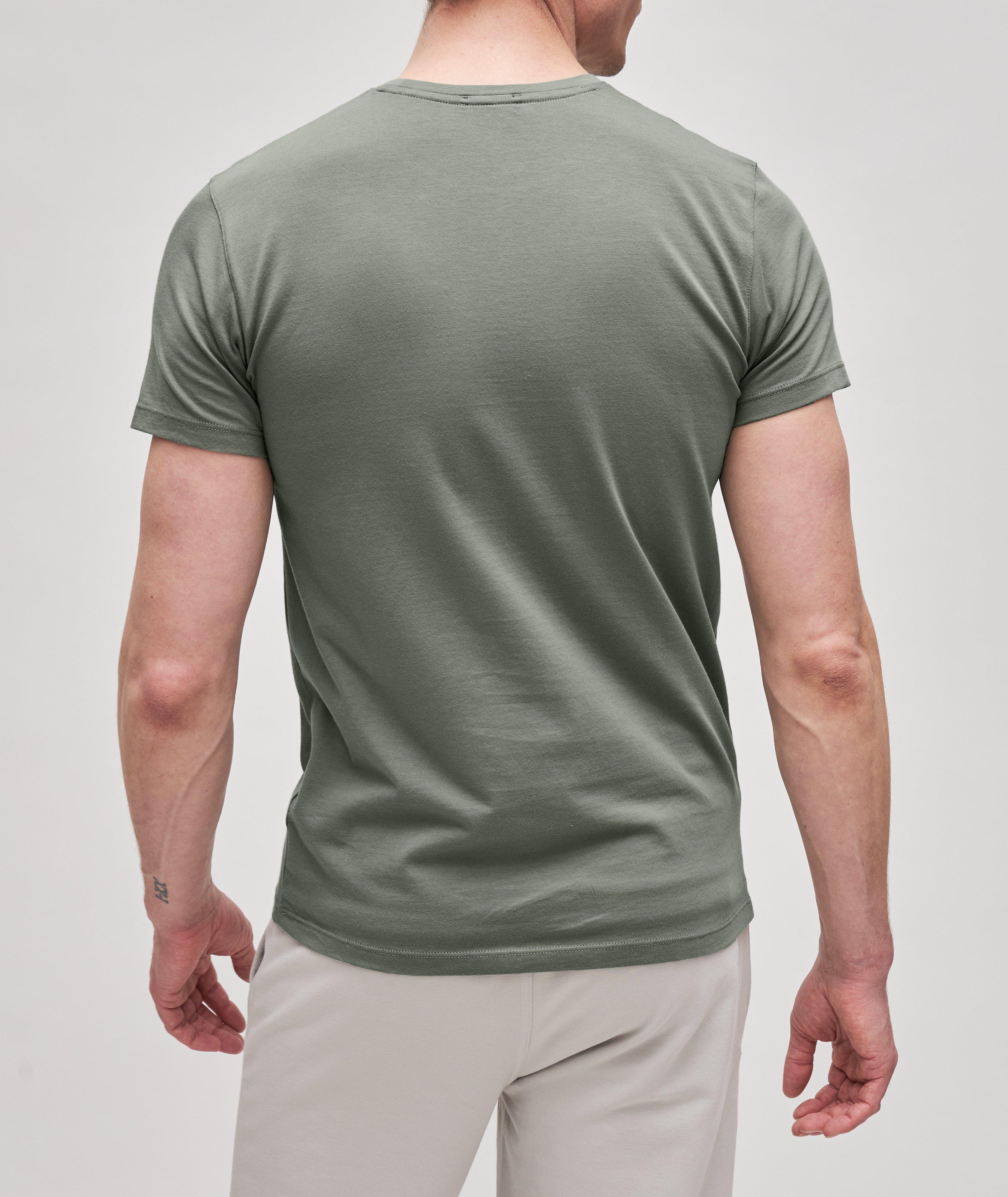 Pima Stretch-Cotton Crewneck T-Shirt image 2