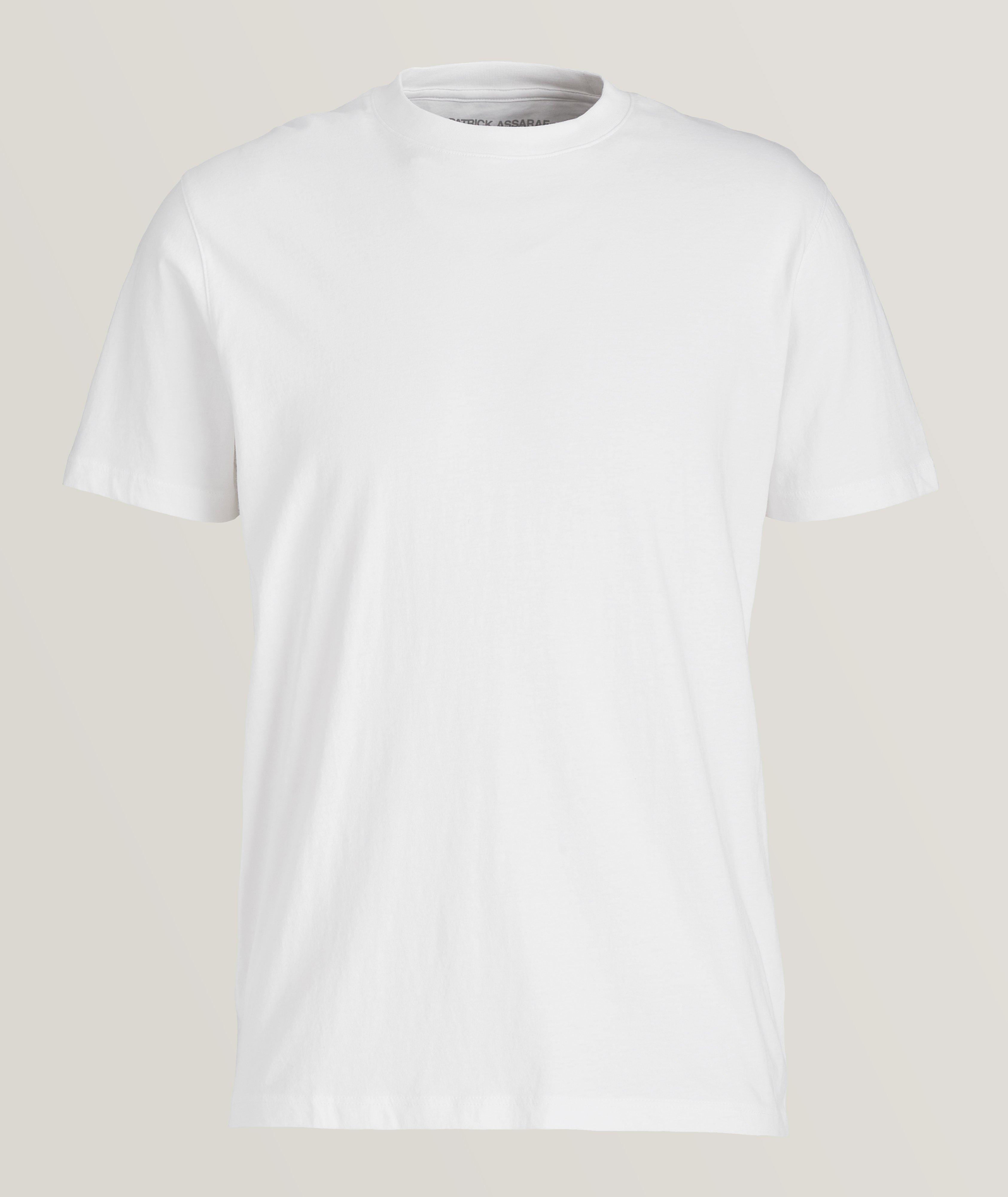 Patrick Assaraf Organic Pima Cotton Crewneck T-Shirt