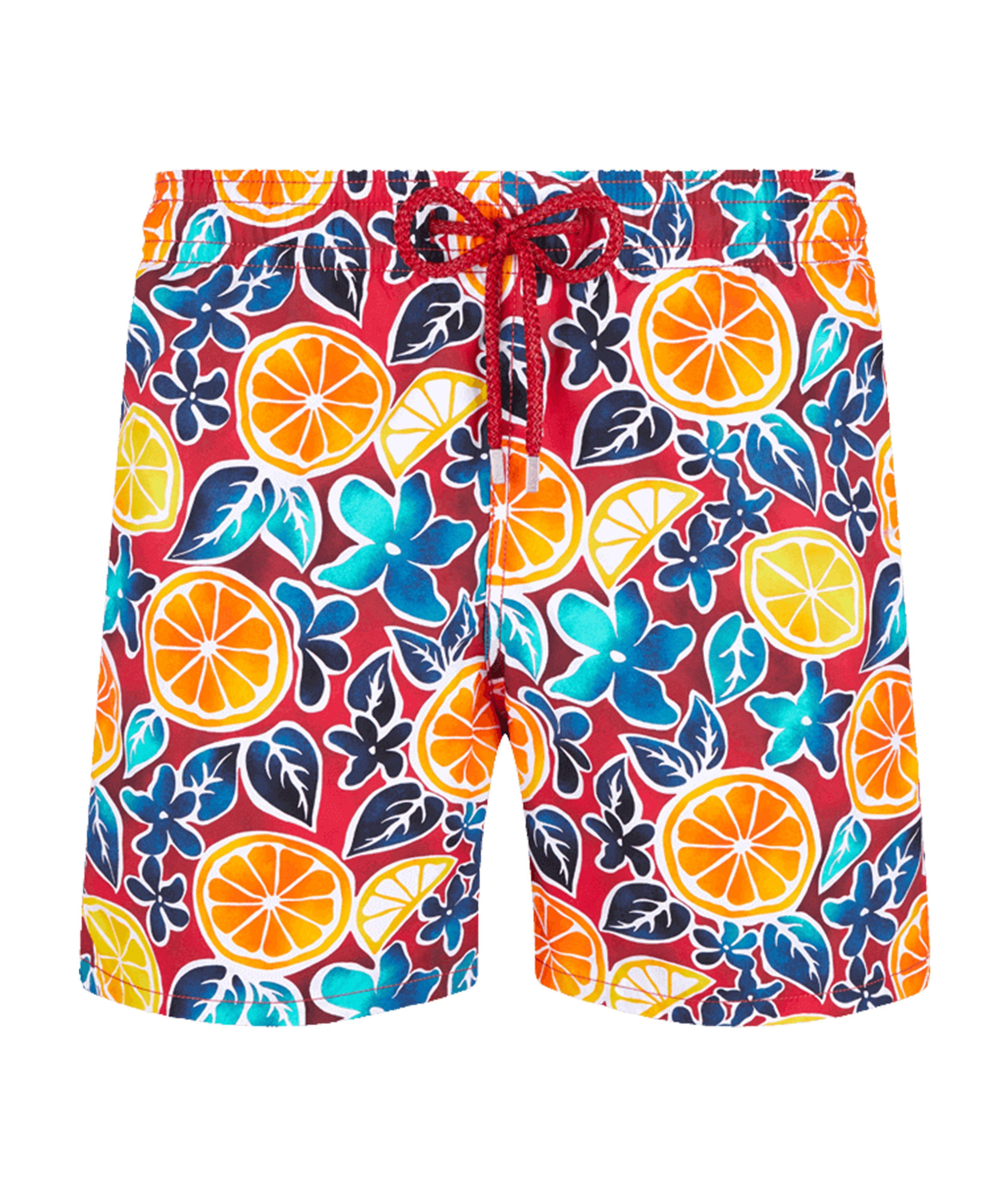Vilebrequin The Iconic Presse Citron Print Swim Trunks Swimwear