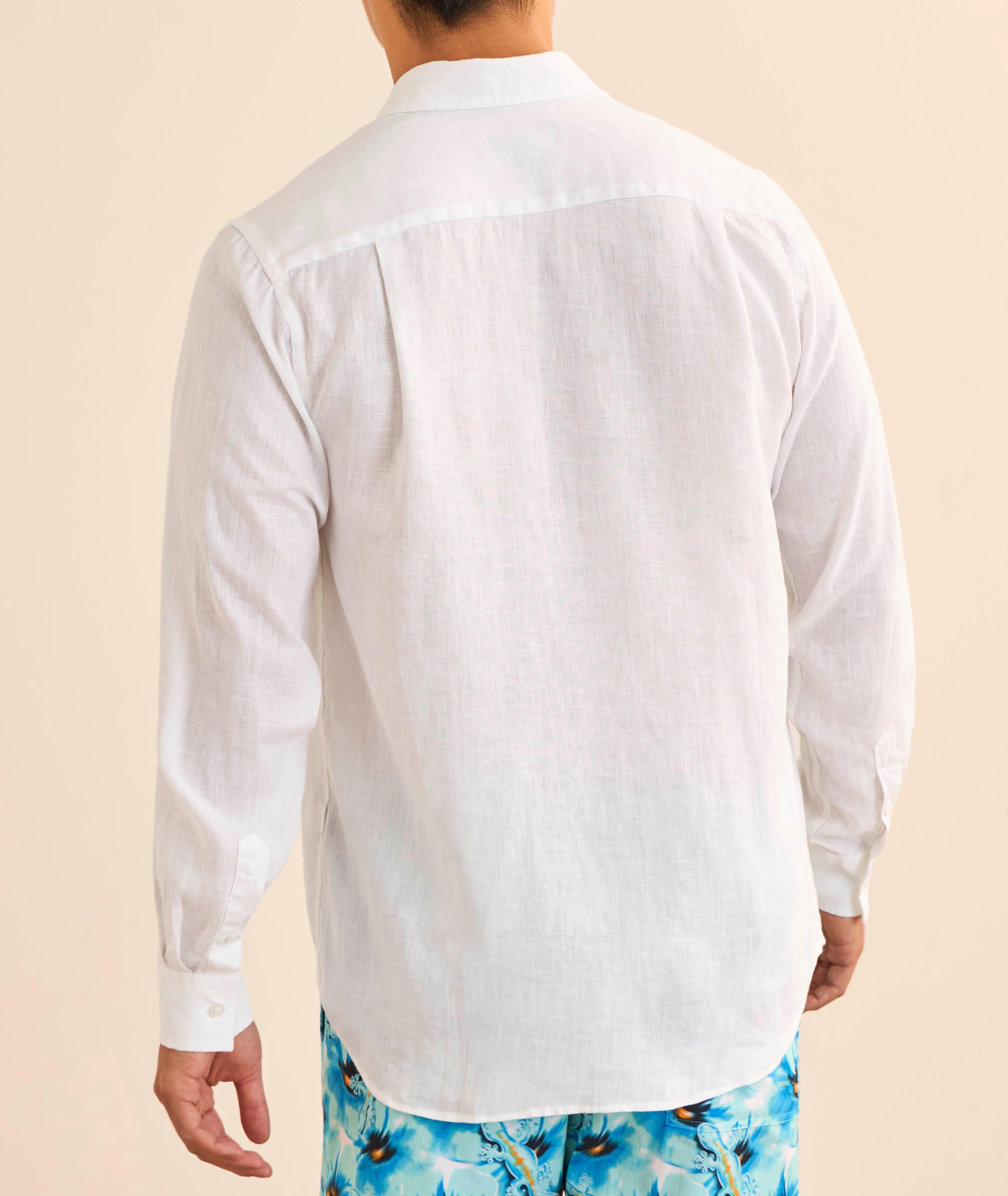 Chemise décontractée Caroubis en lin image 3