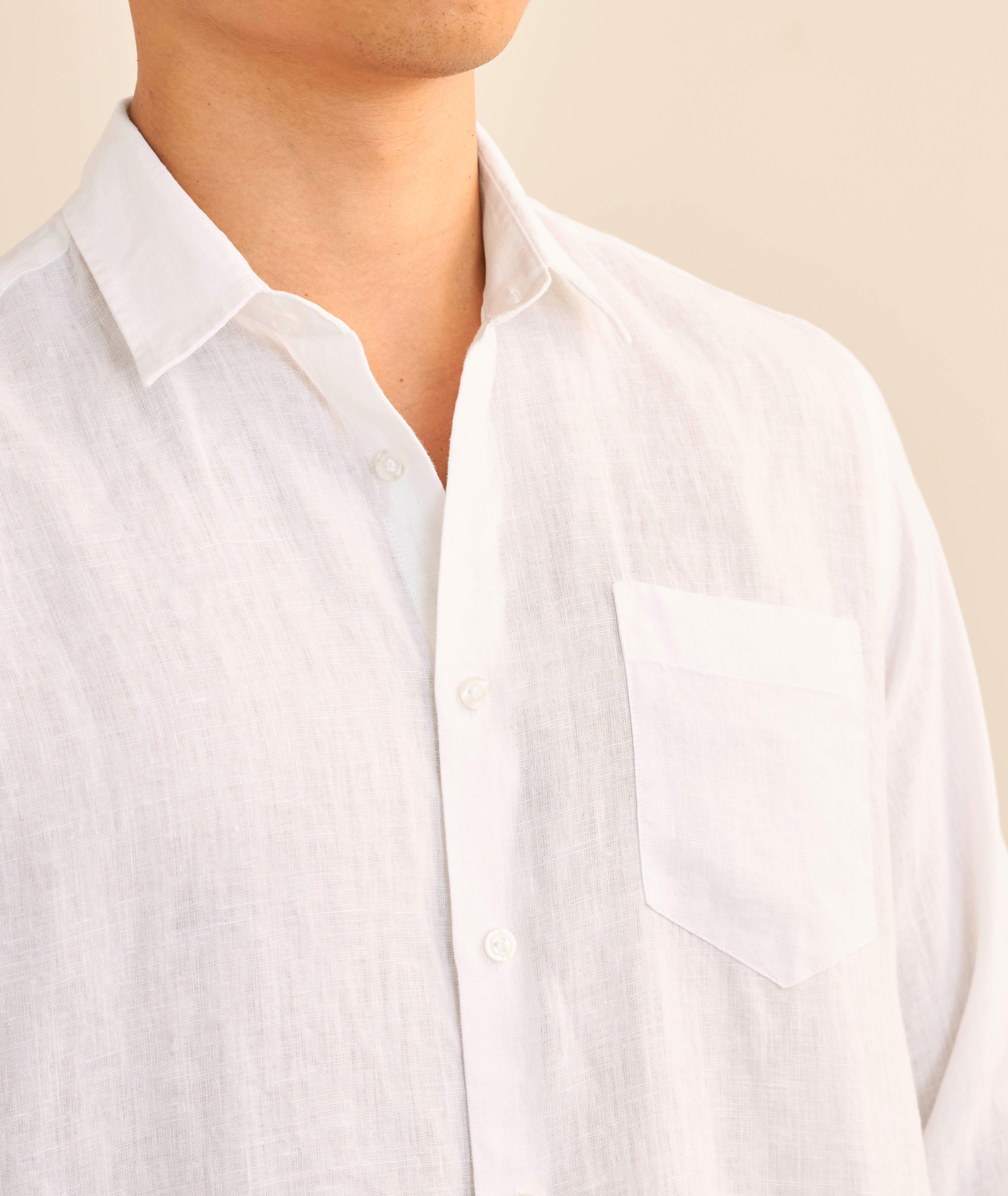 Chemise décontractée Caroubis en lin image 4