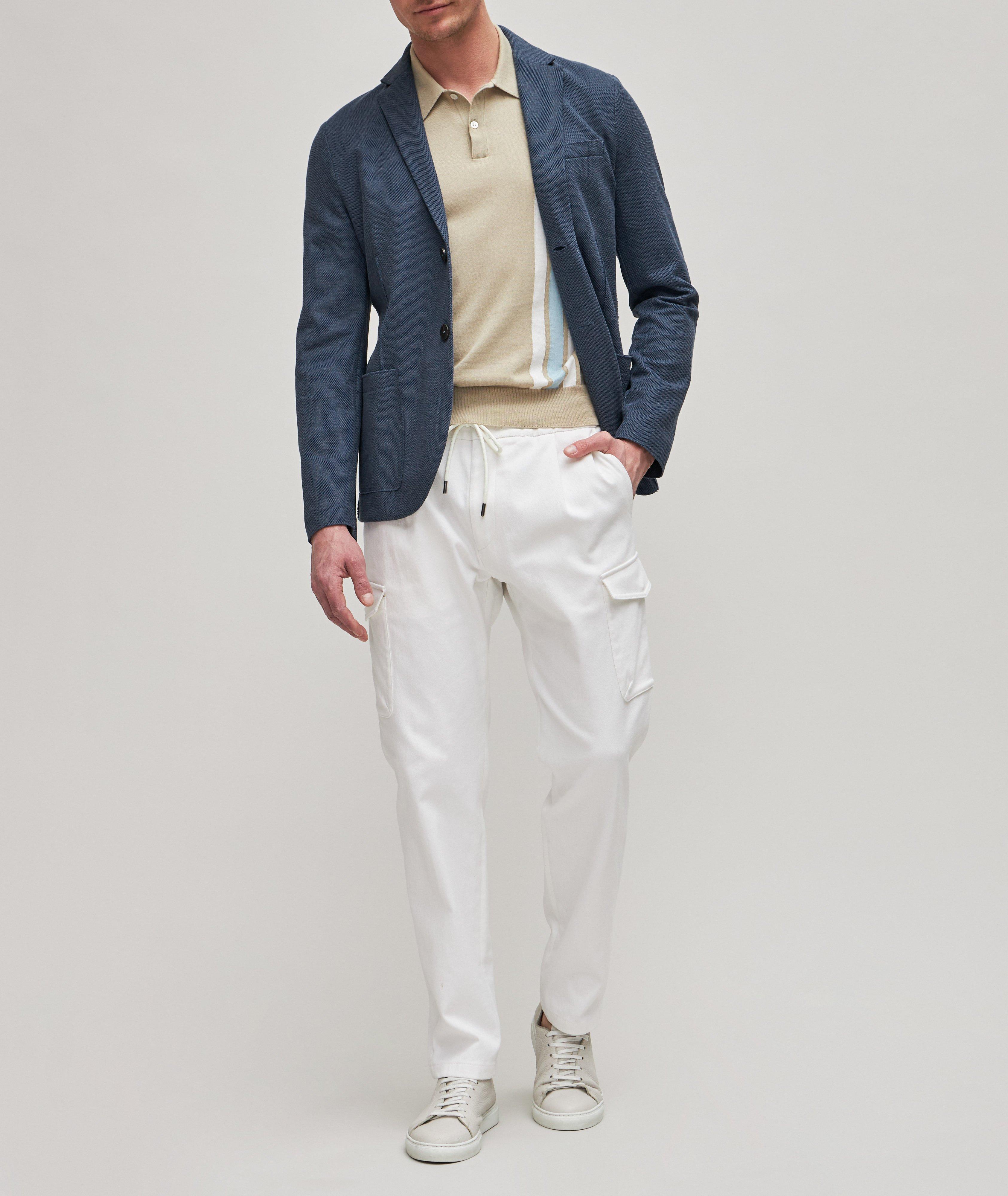 Stripe Cotton Polo image 1