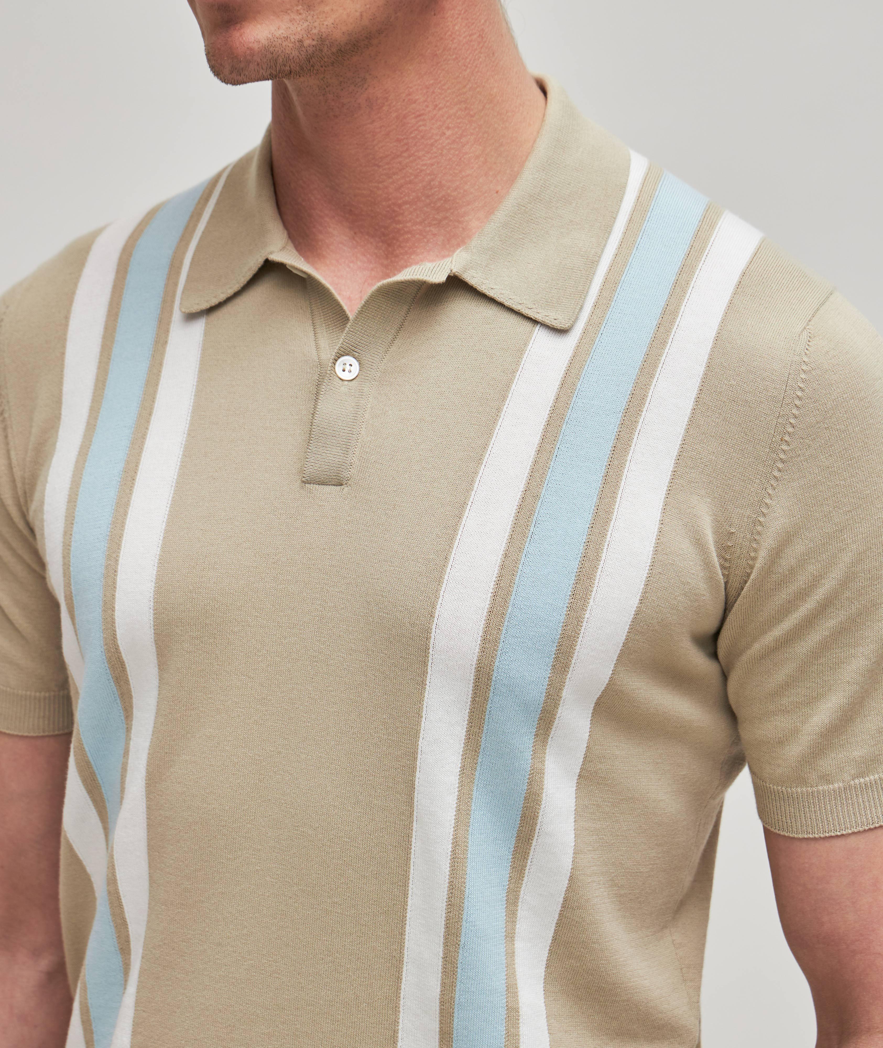 Stripe Cotton Polo image 4