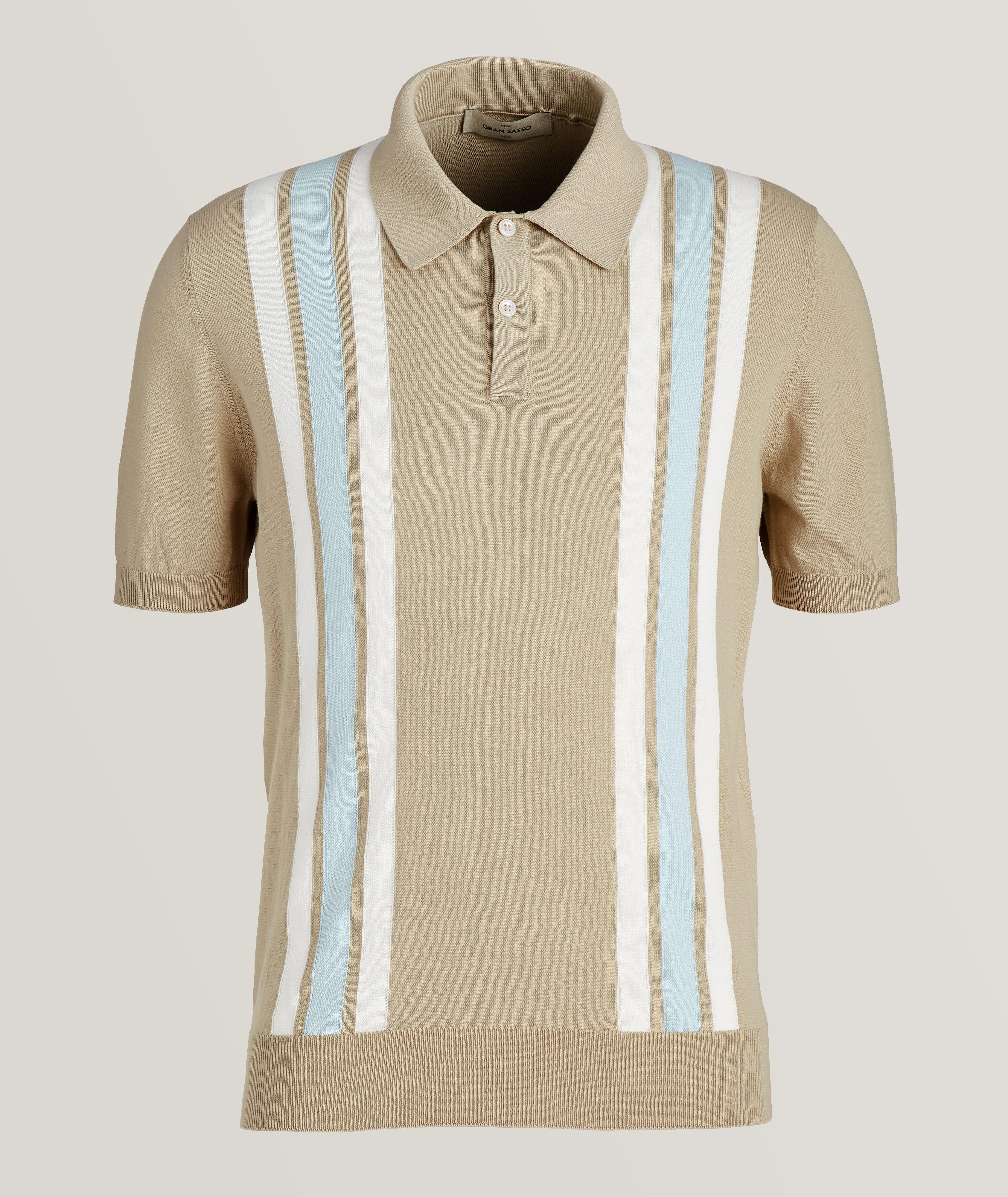 Stripe Cotton Polo image 0