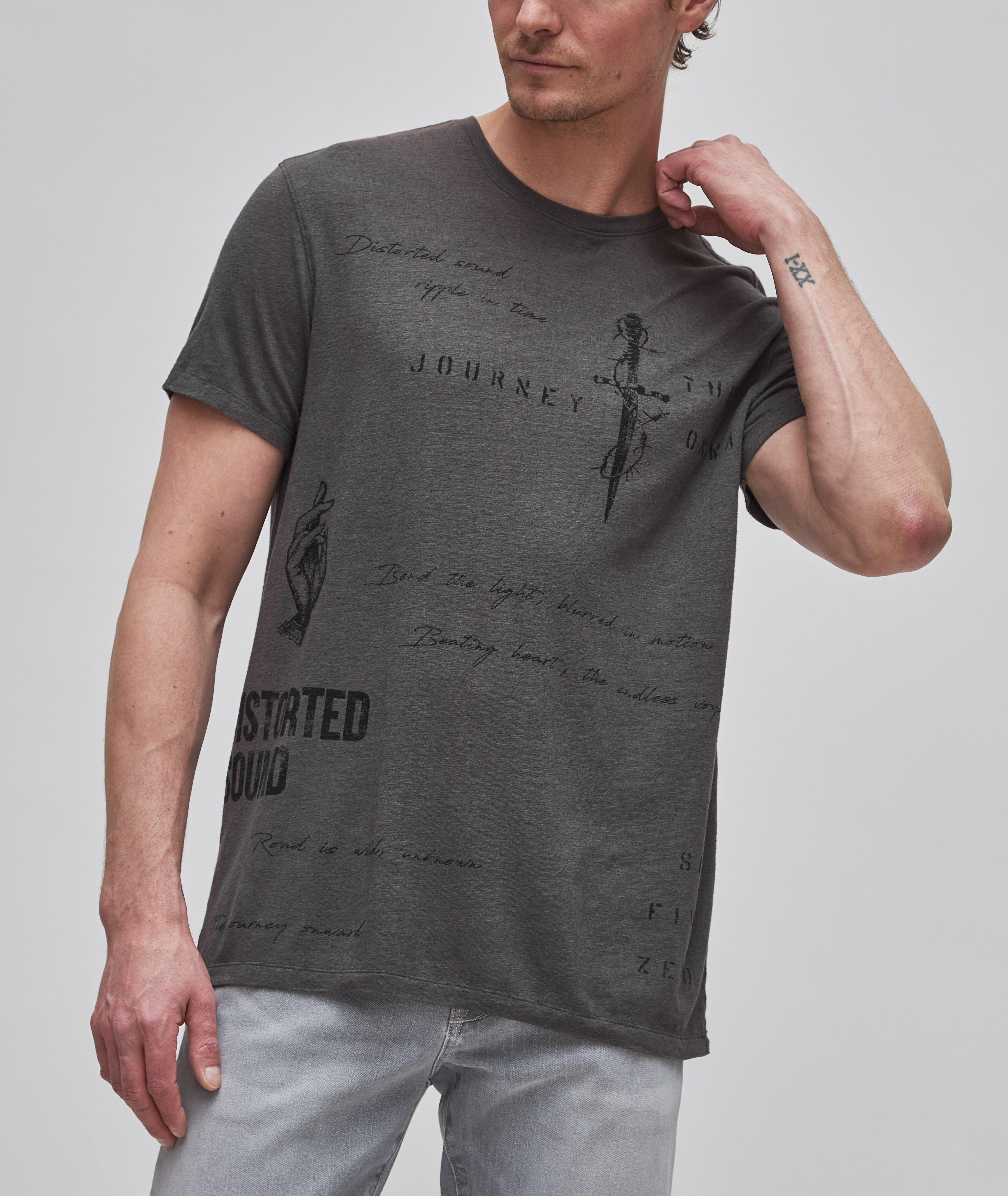 T-shirt imprimé en coton image 1