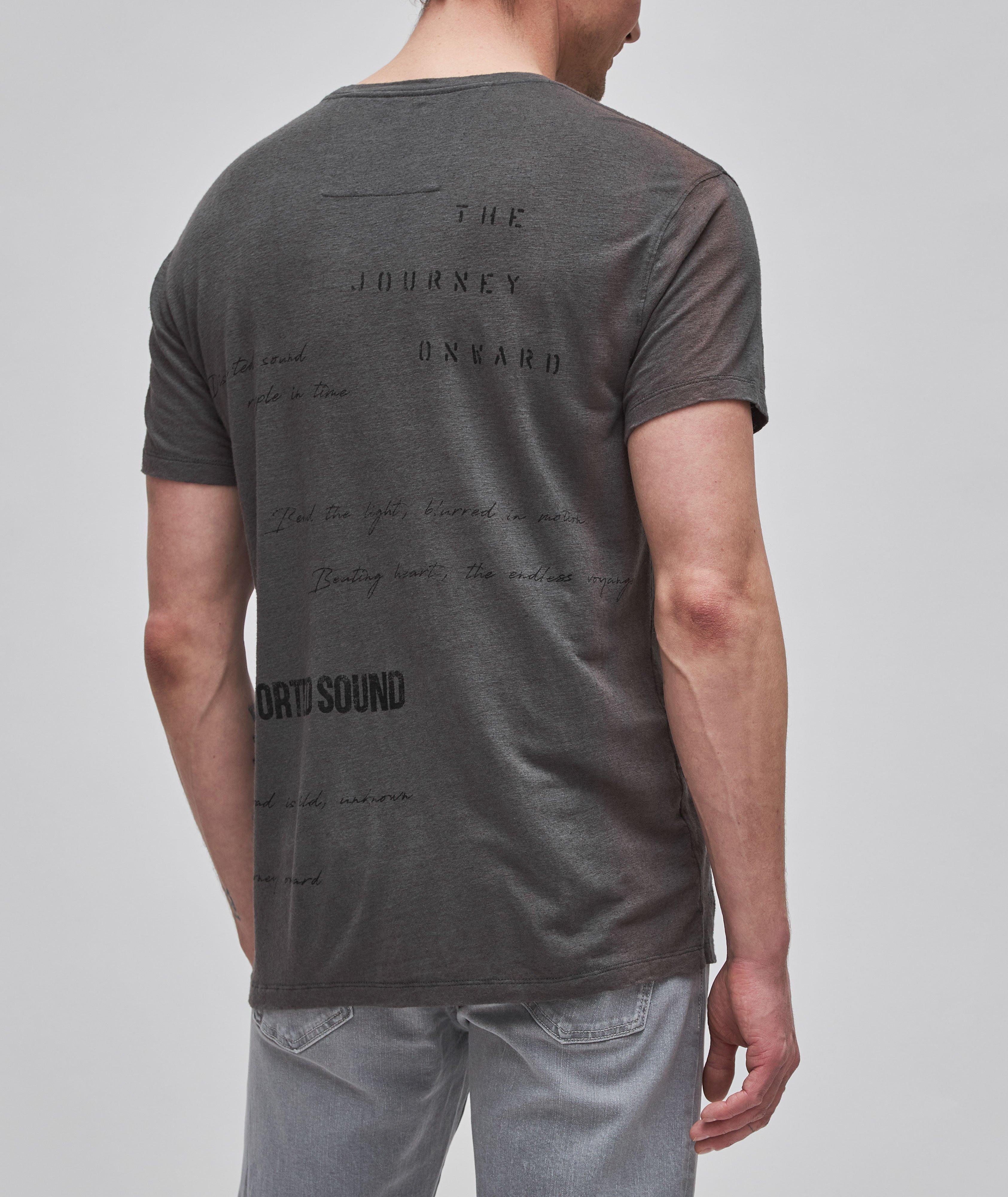 T-shirt imprimé en coton image 2