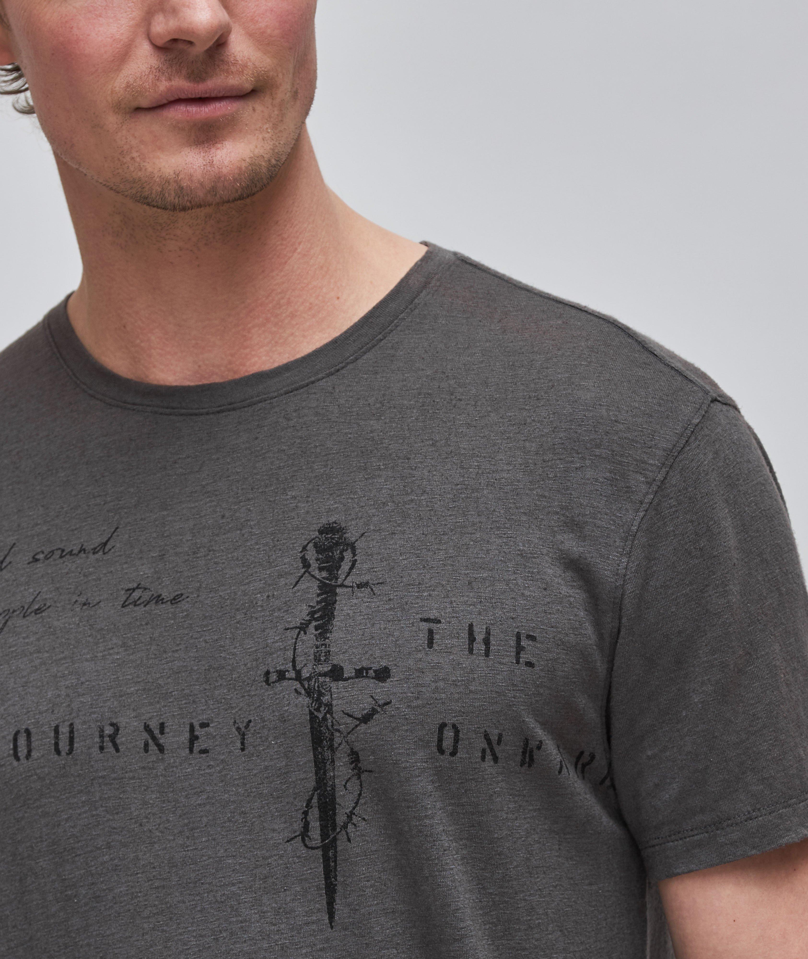 T-shirt imprimé en coton image 3