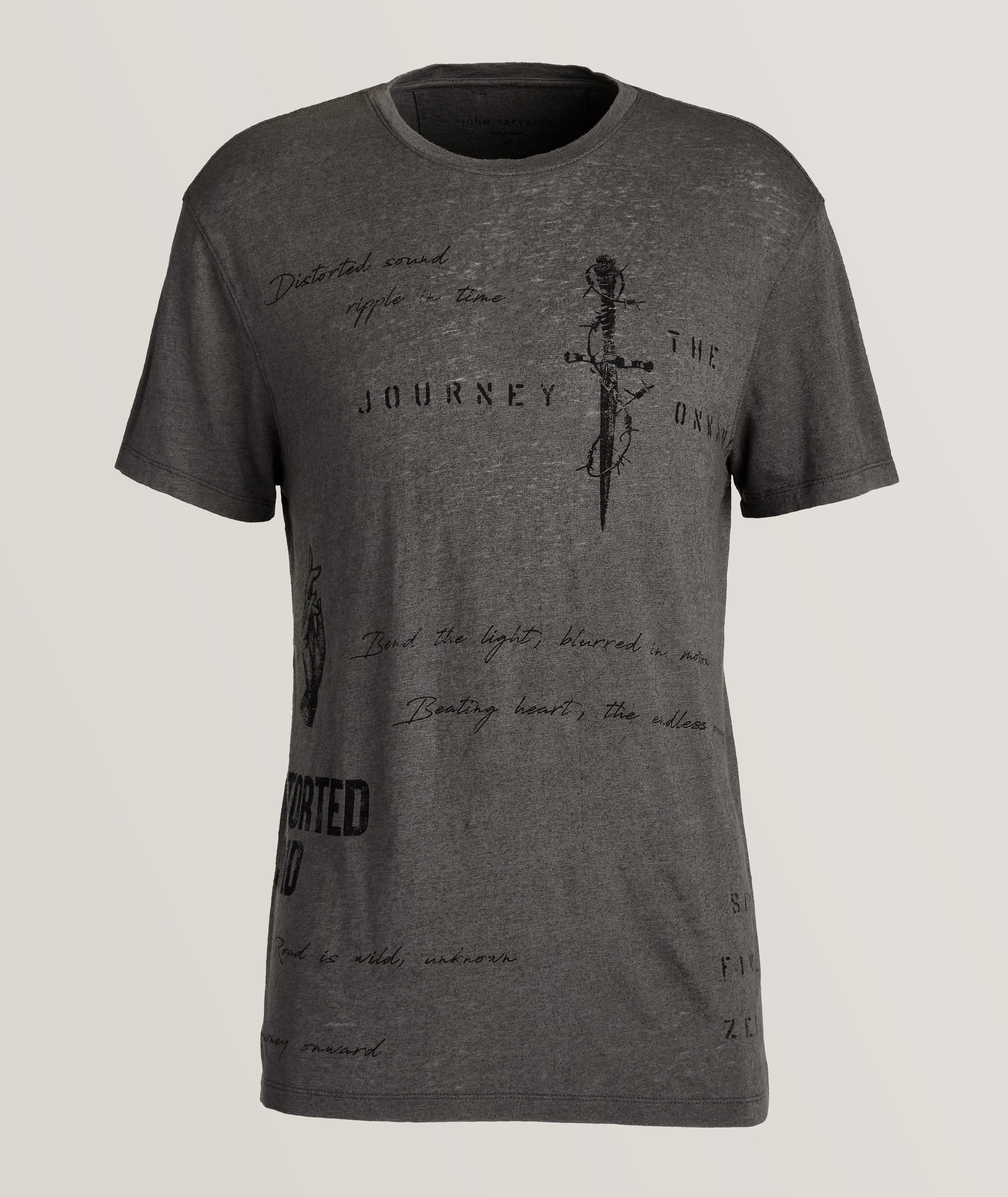 T-shirt imprimé en coton image 0