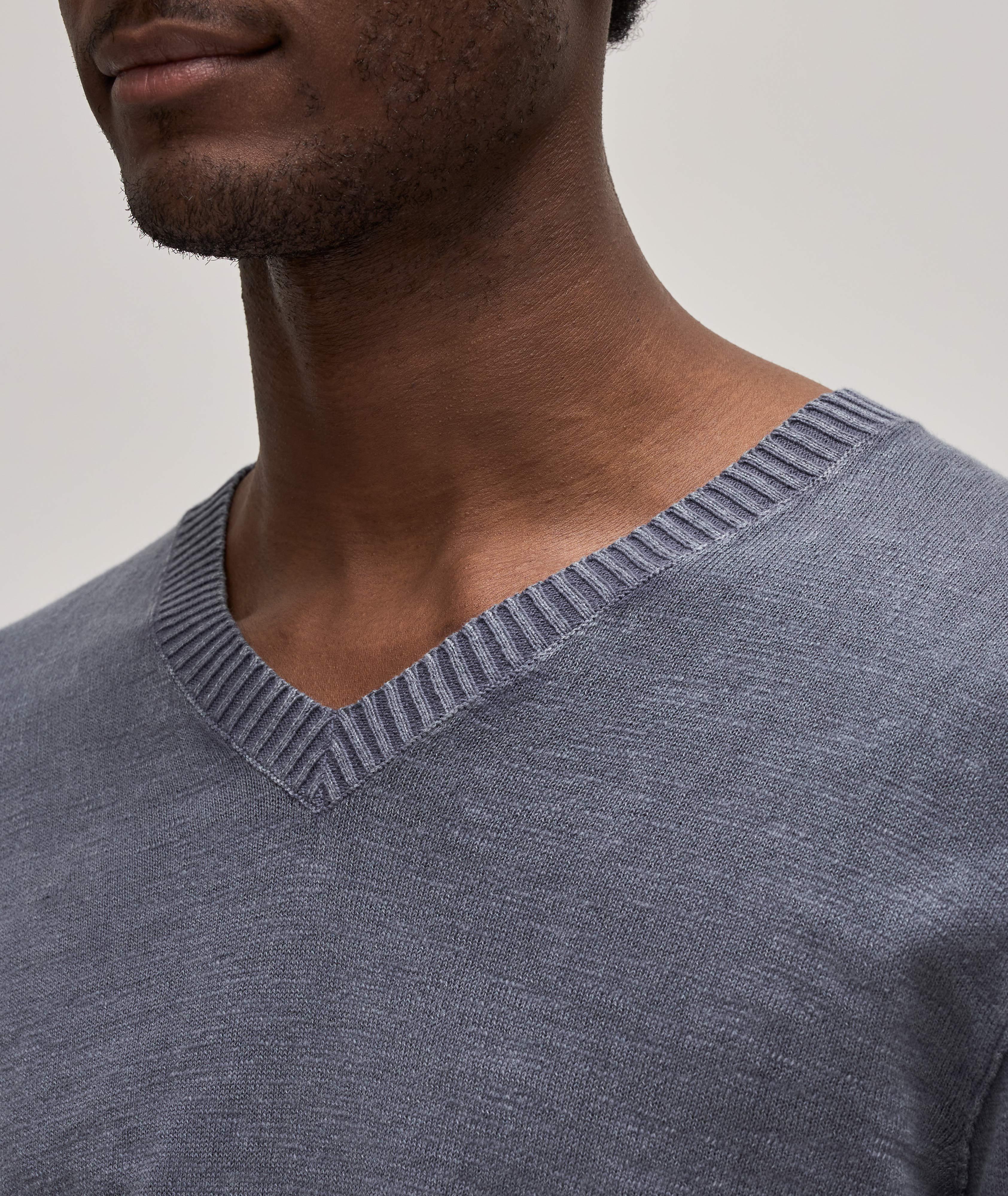 Pull en coton teint par nouage image 3