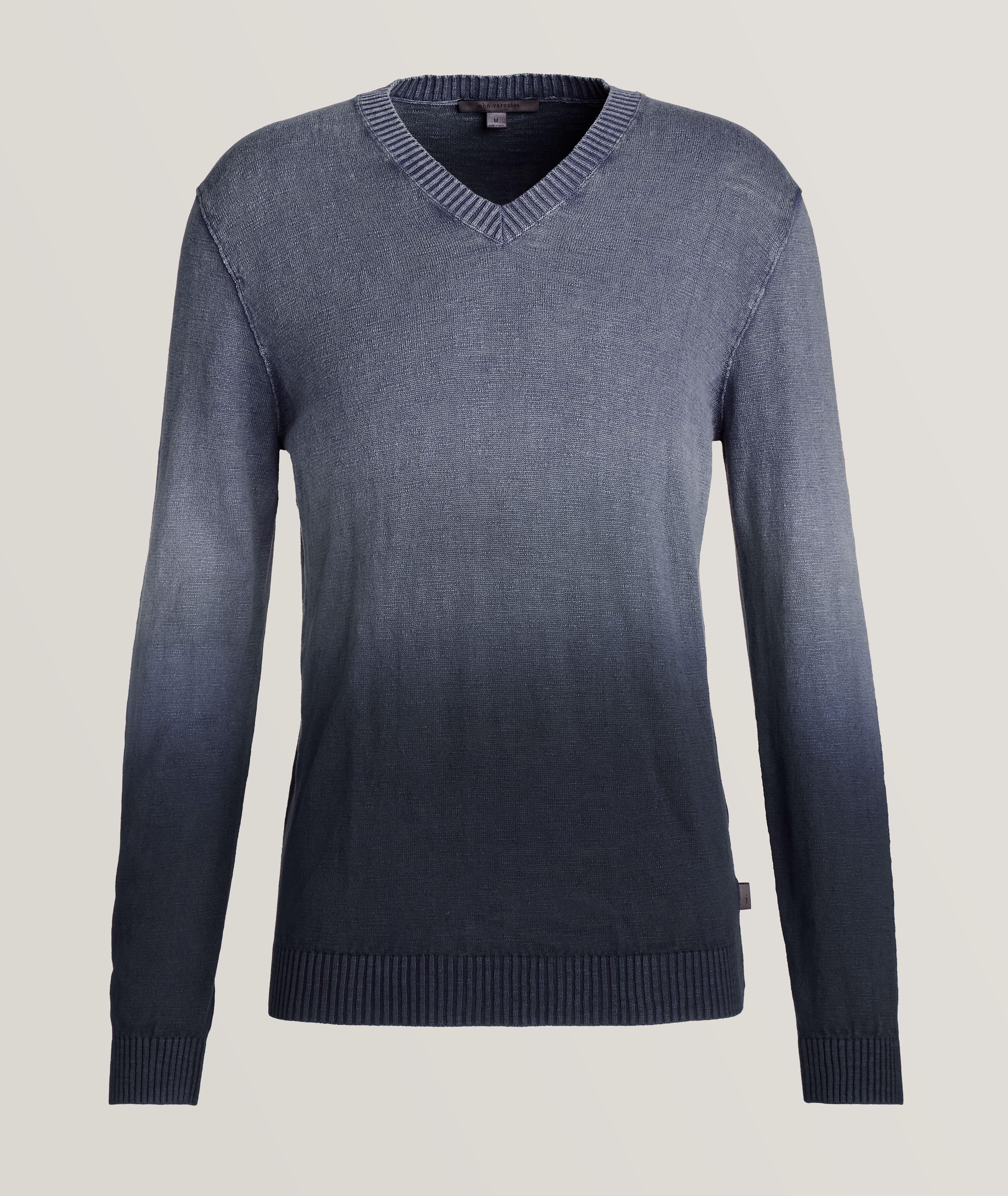 Pull en coton teint par nouage image 0