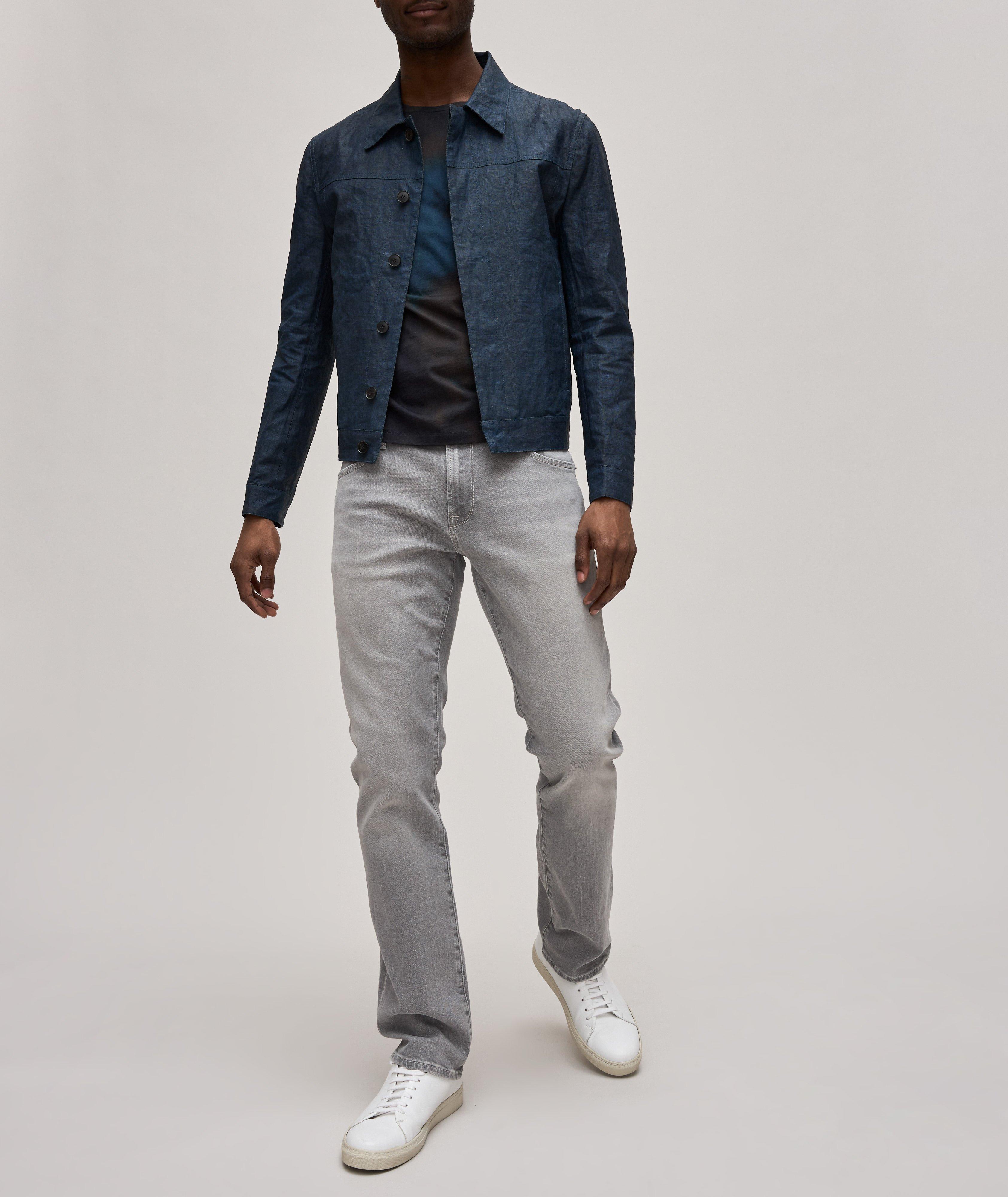 Blouson en lin enduit image 1