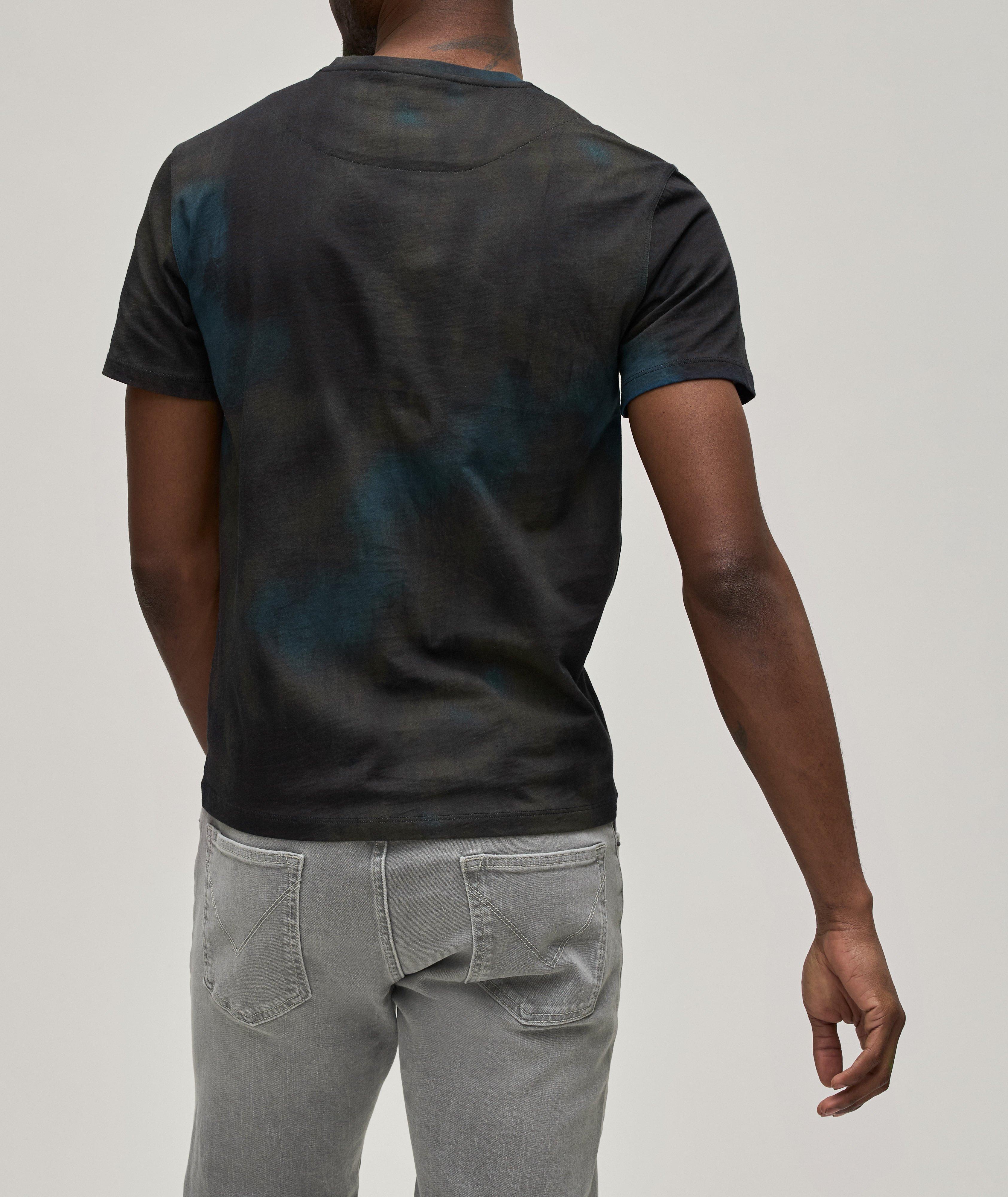 T-shirt en coton teint par nouage à encolure ronde image 2