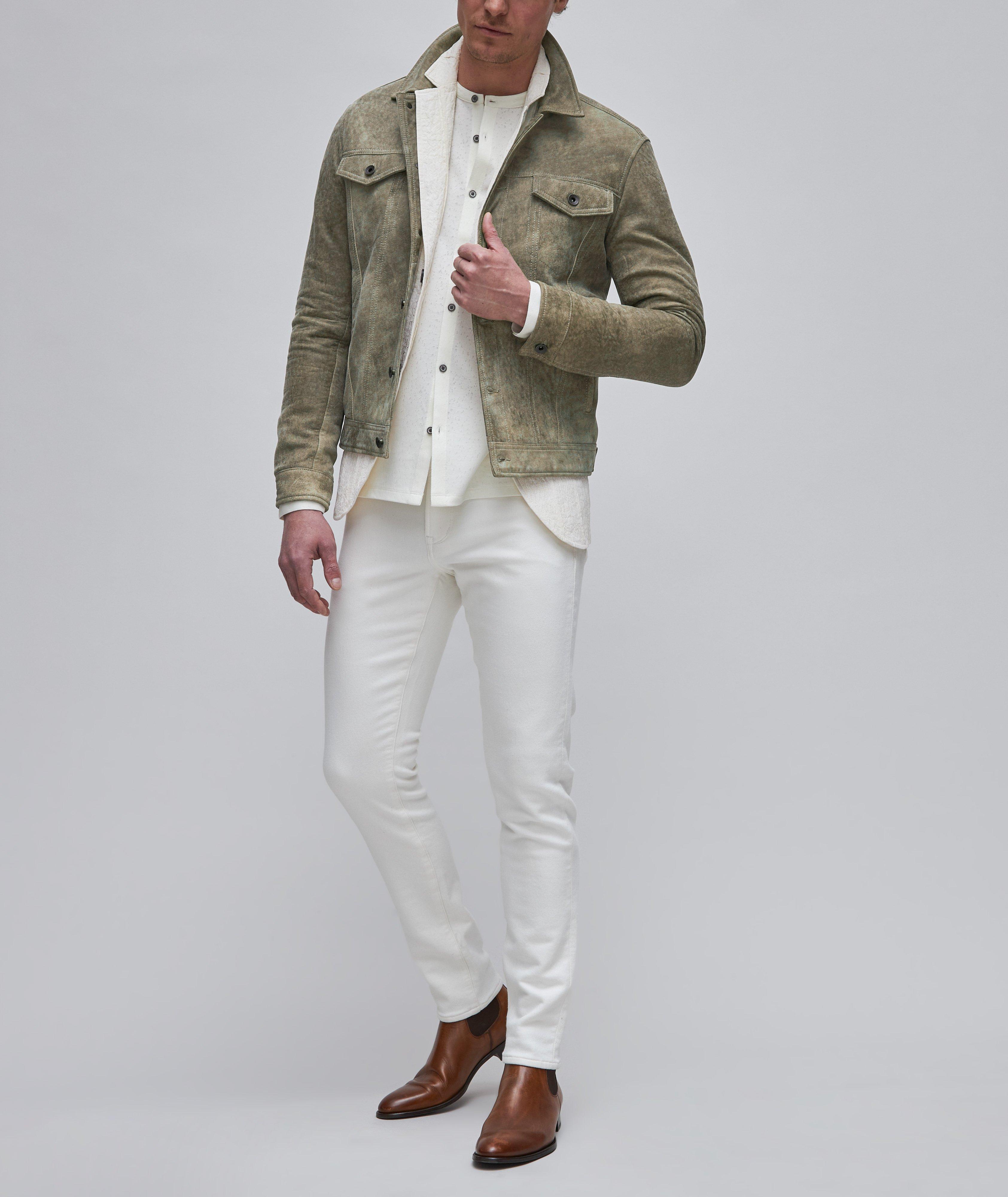 Andrew Leather Trucker Jacket image 1