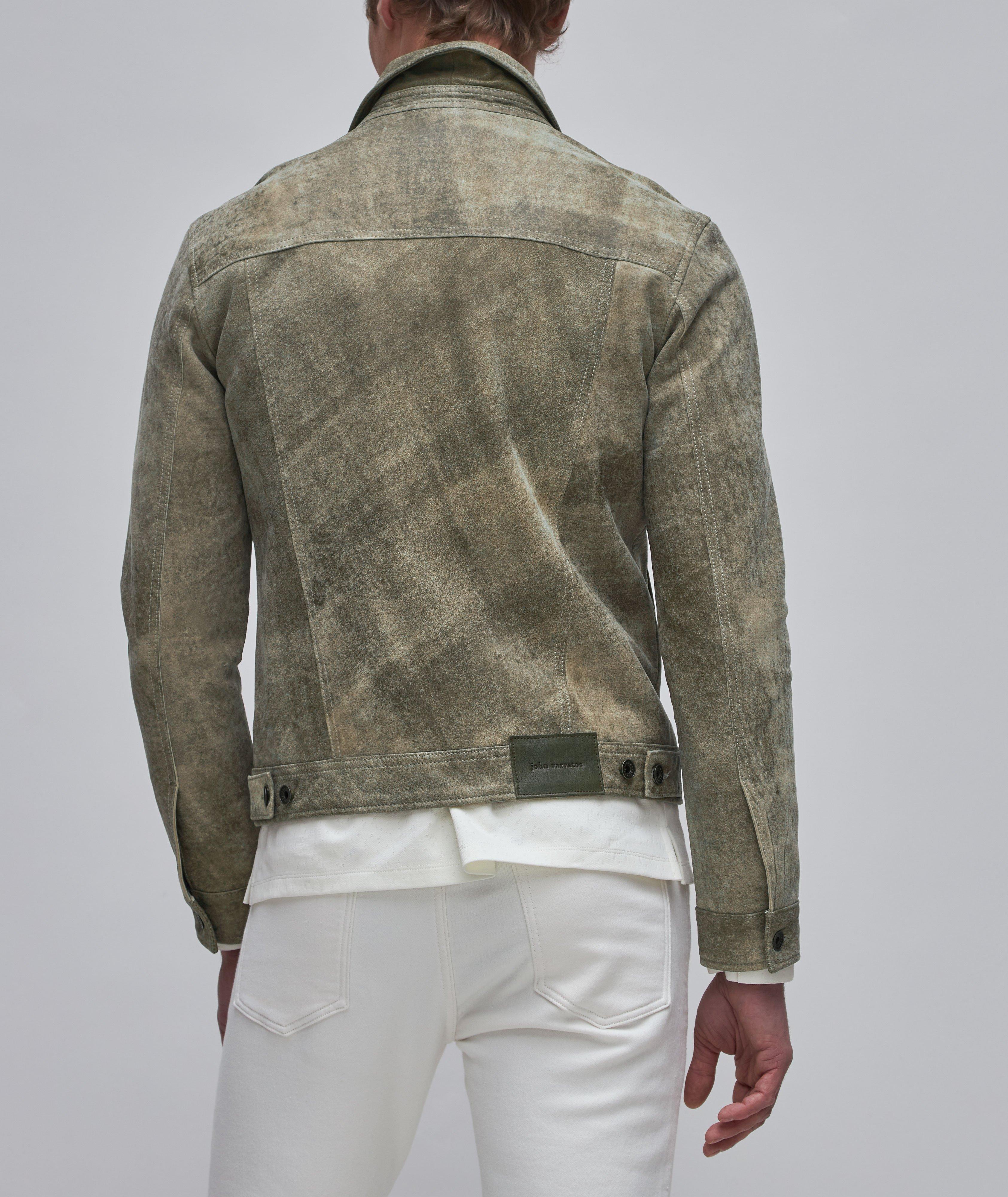 Andrew Leather Trucker Jacket image 3