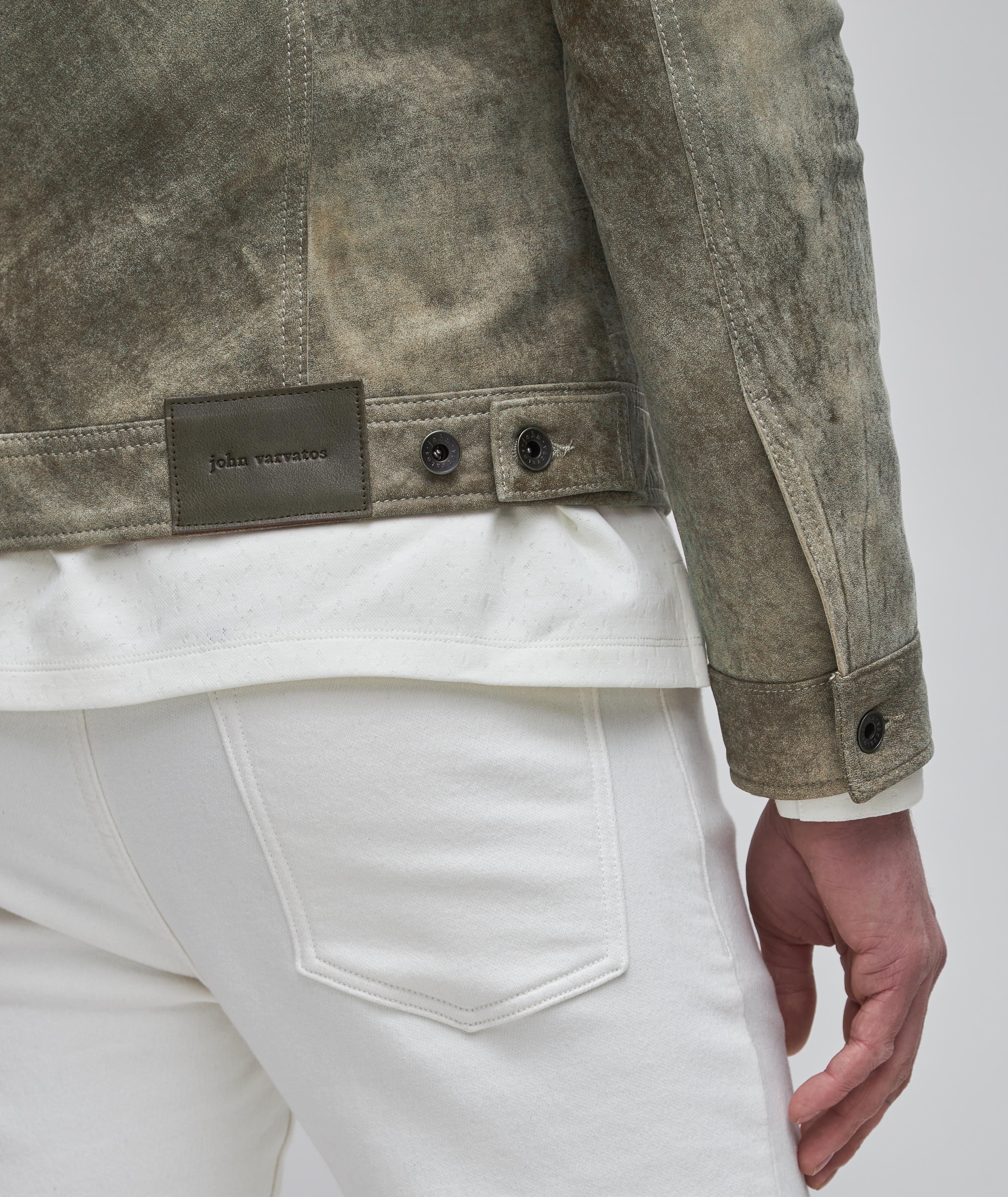 Andrew Leather Trucker Jacket image 6