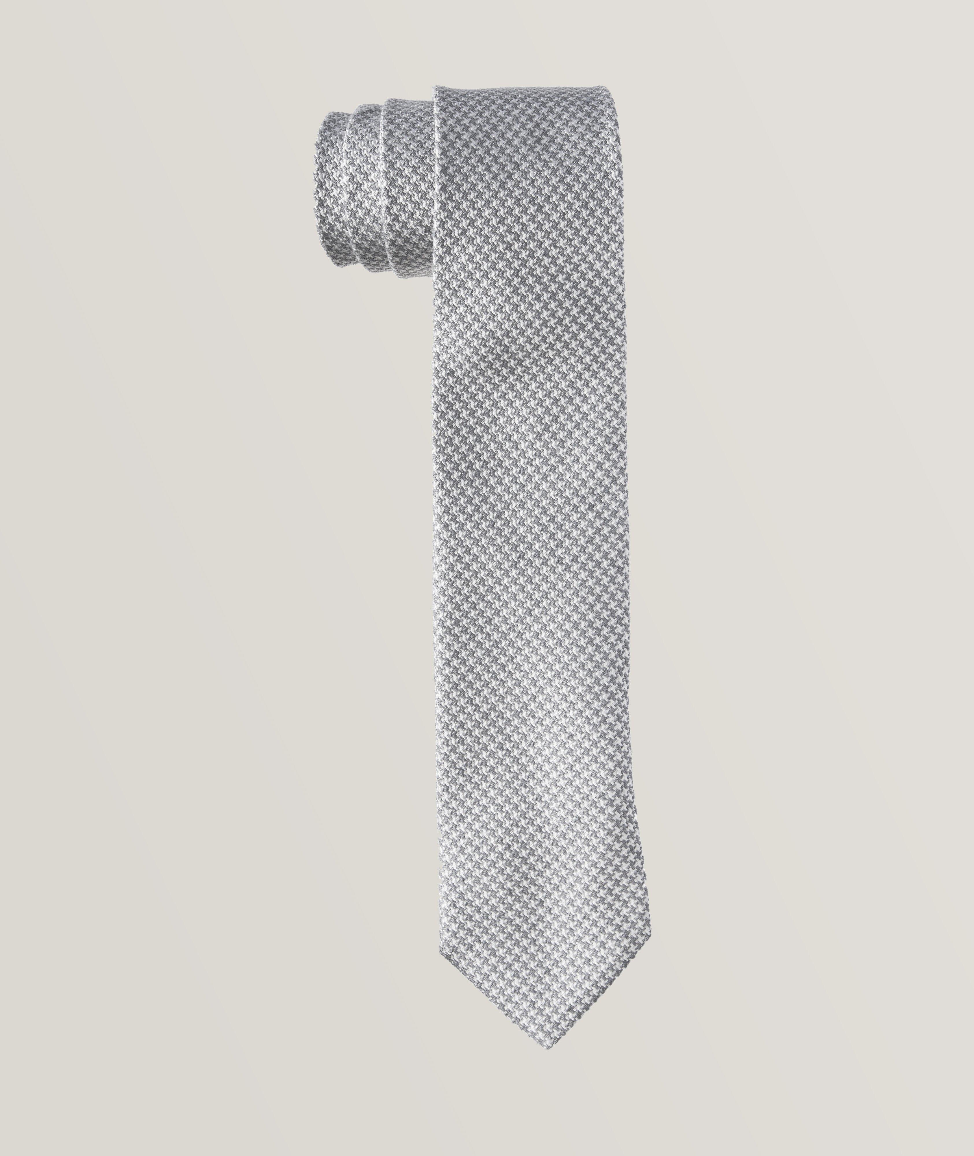 Geometric Silk Tie image 0