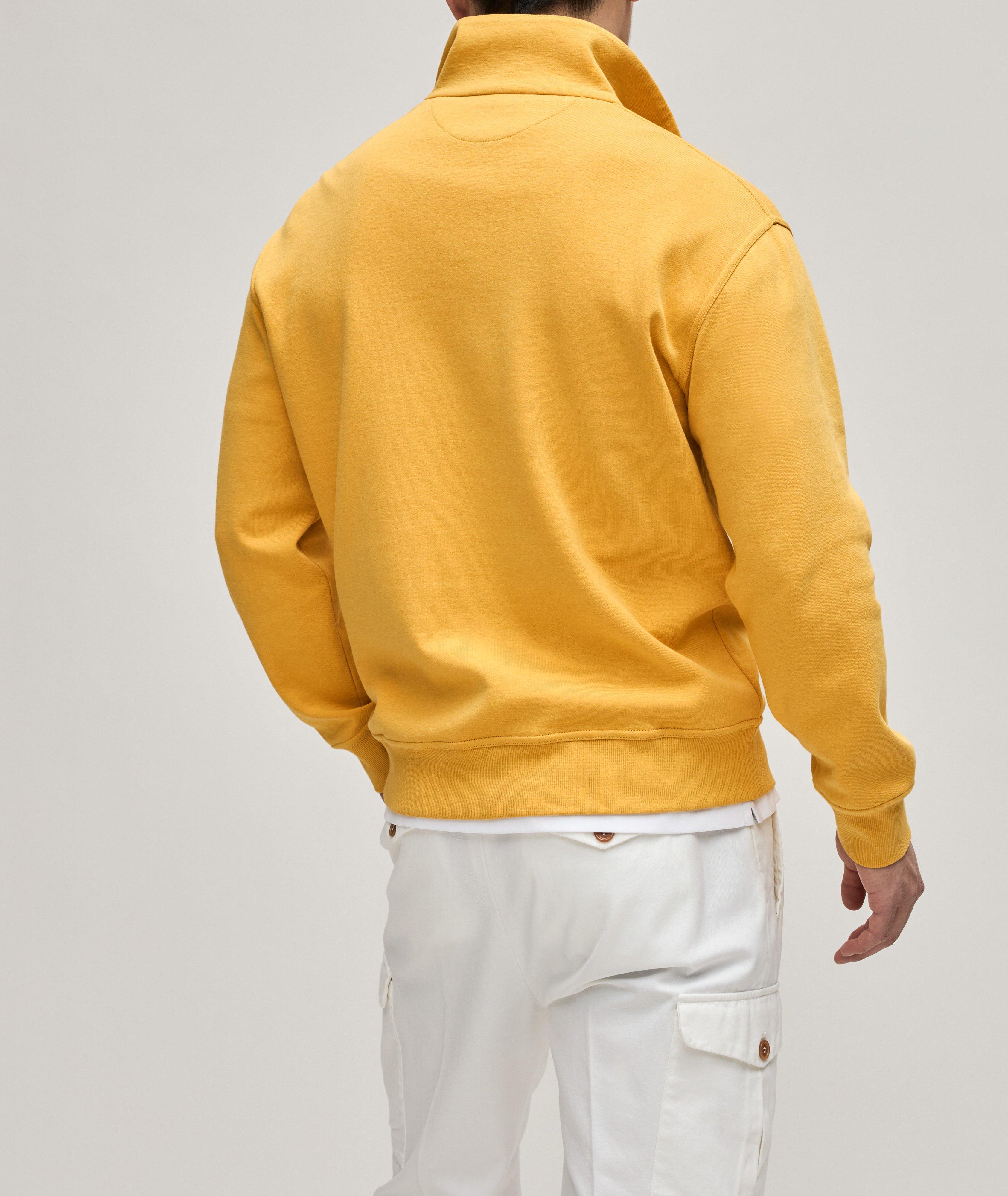 Pull en coton extensible à demi-glissière image 3
