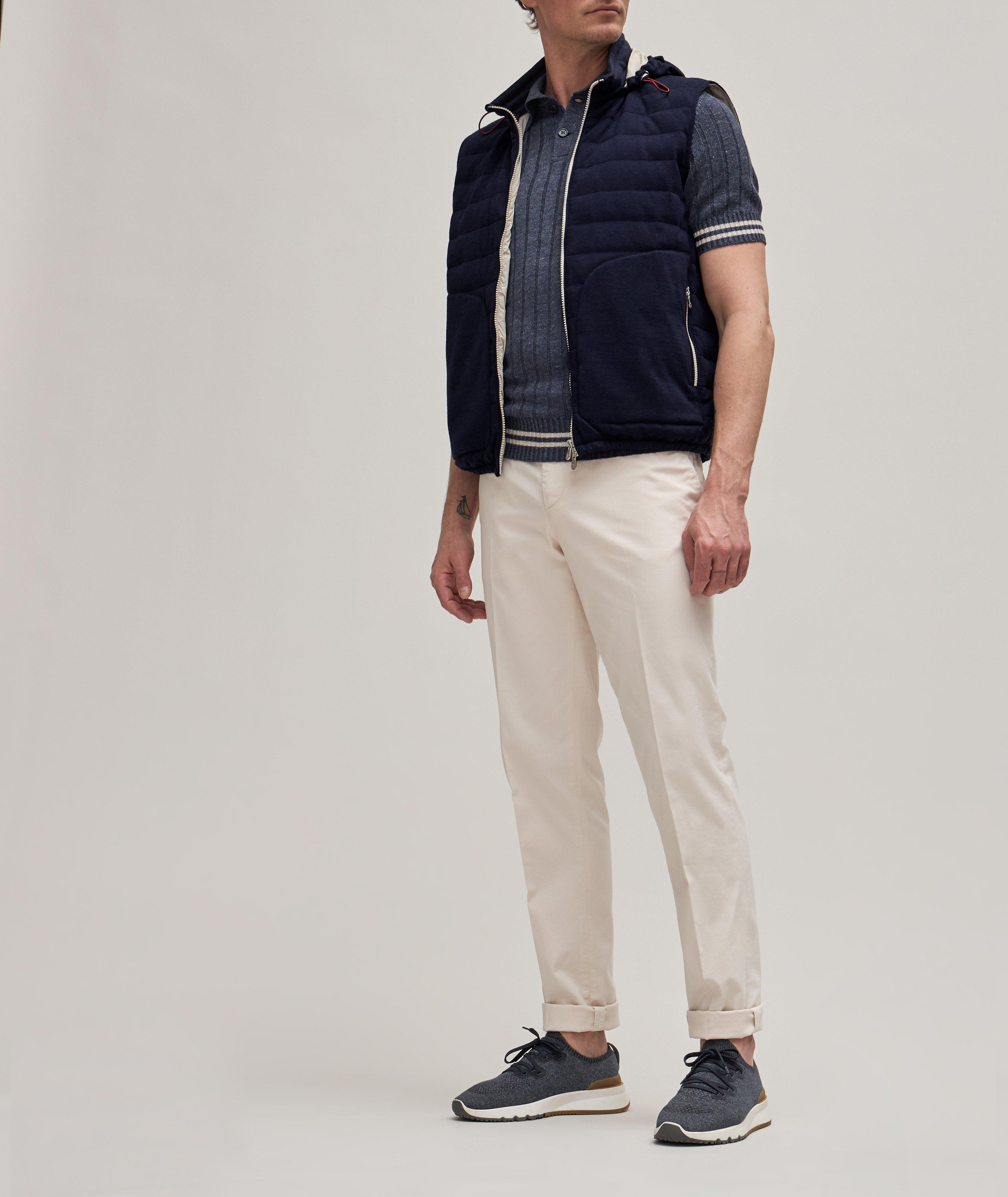 Wool-Cashmere Knit Down Vest image 1