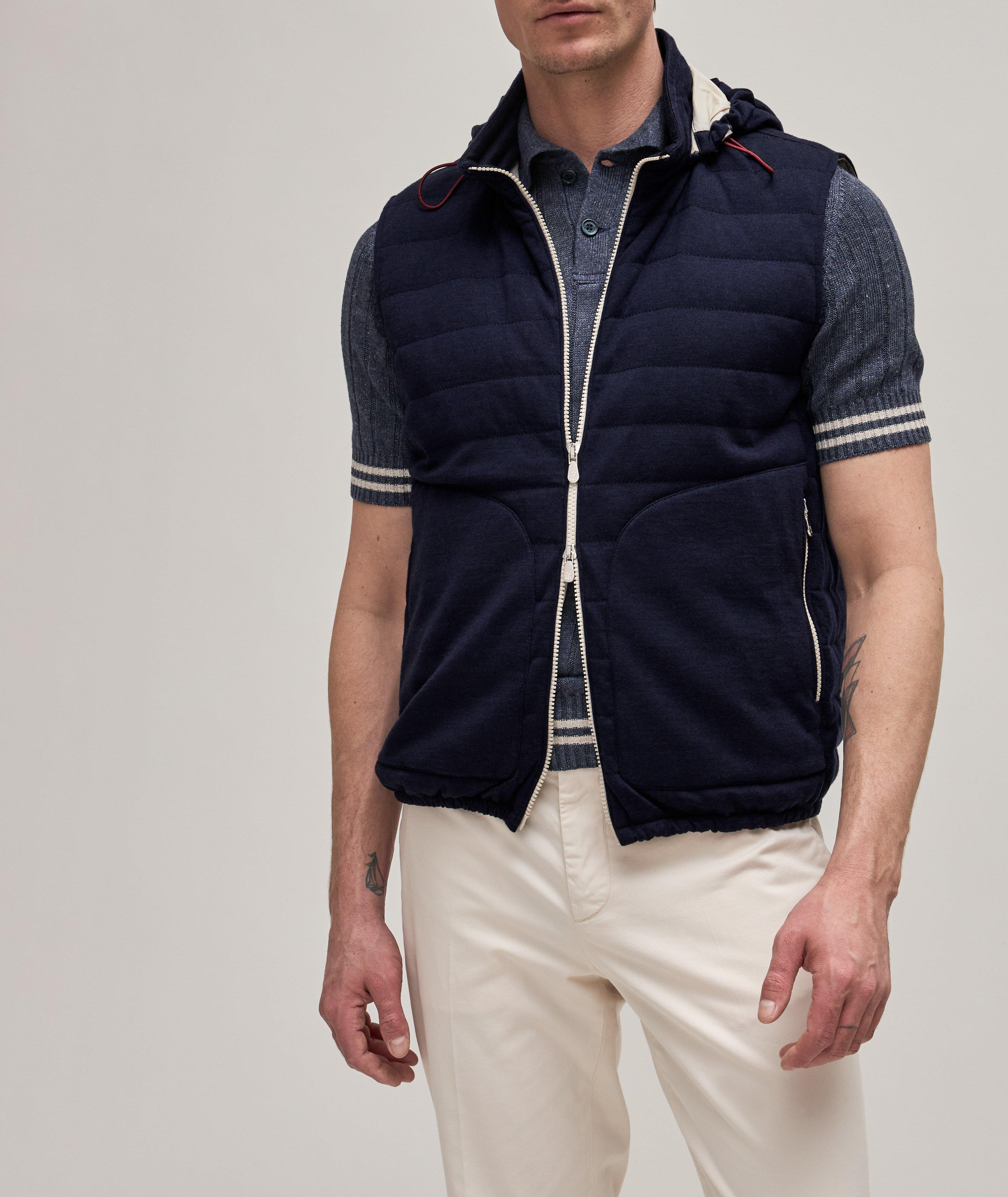 Wool-Cashmere Knit Down Vest image 2