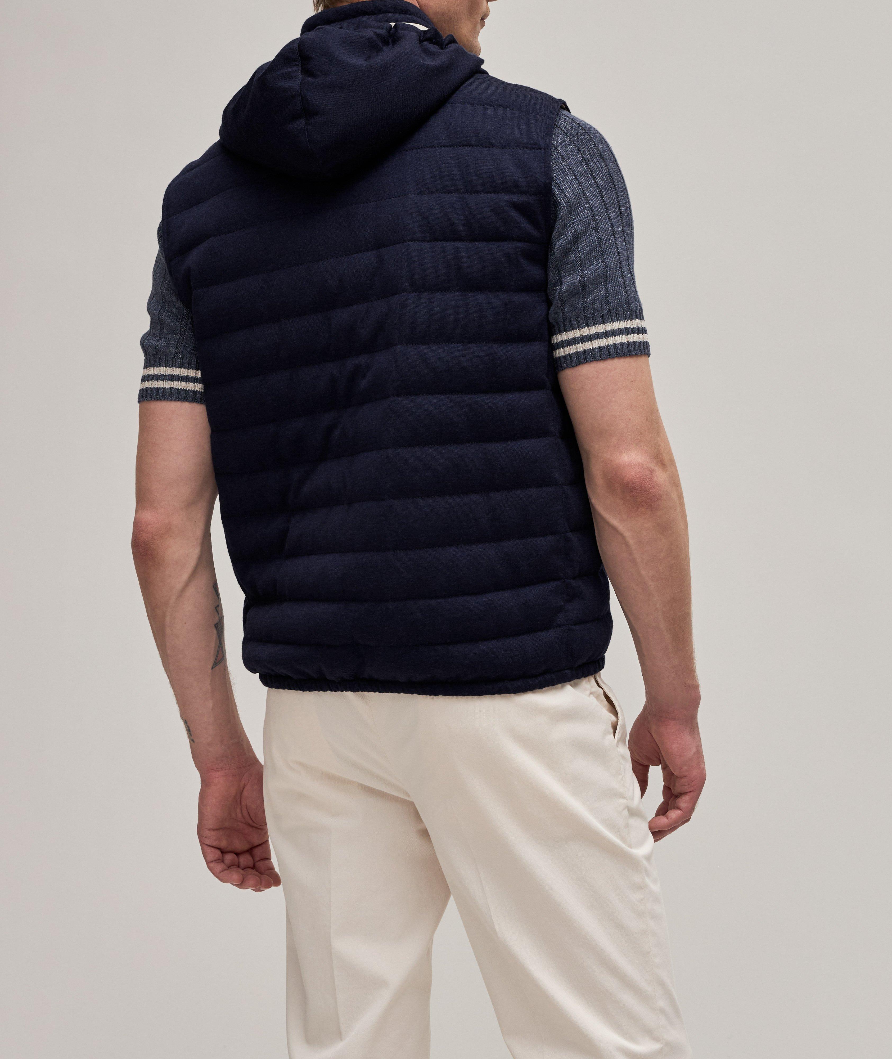 Wool-Cashmere Knit Down Vest image 3