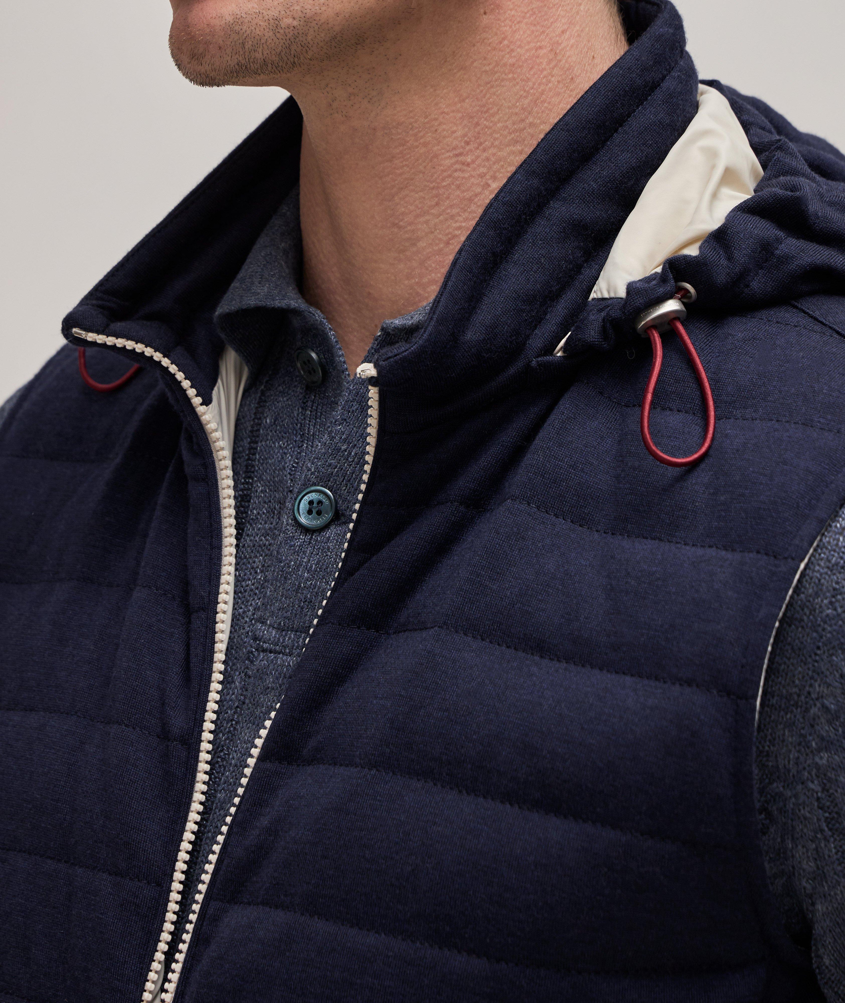 Wool-Cashmere Knit Down Vest image 5
