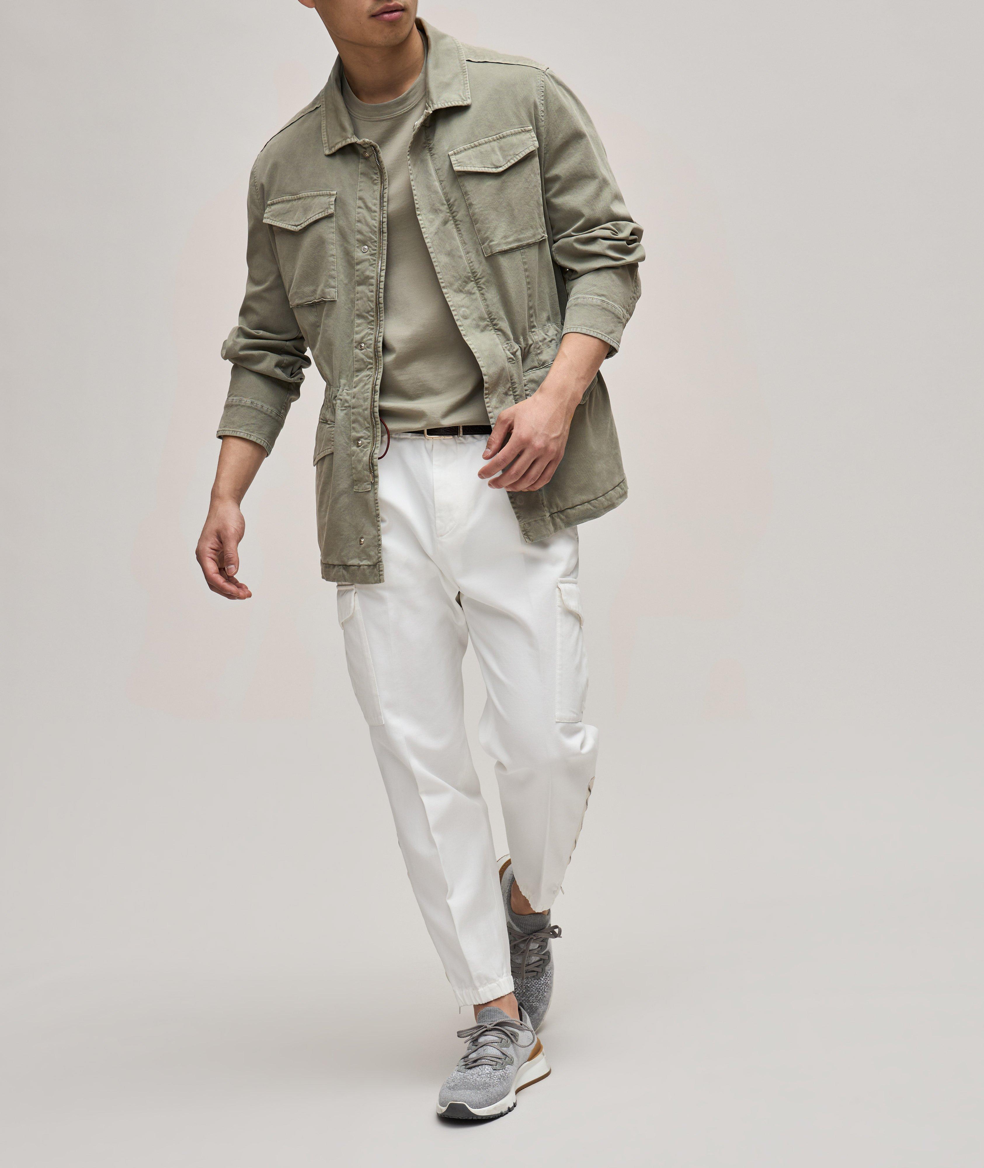 Cotton Gabardine Safari Jacket image 1