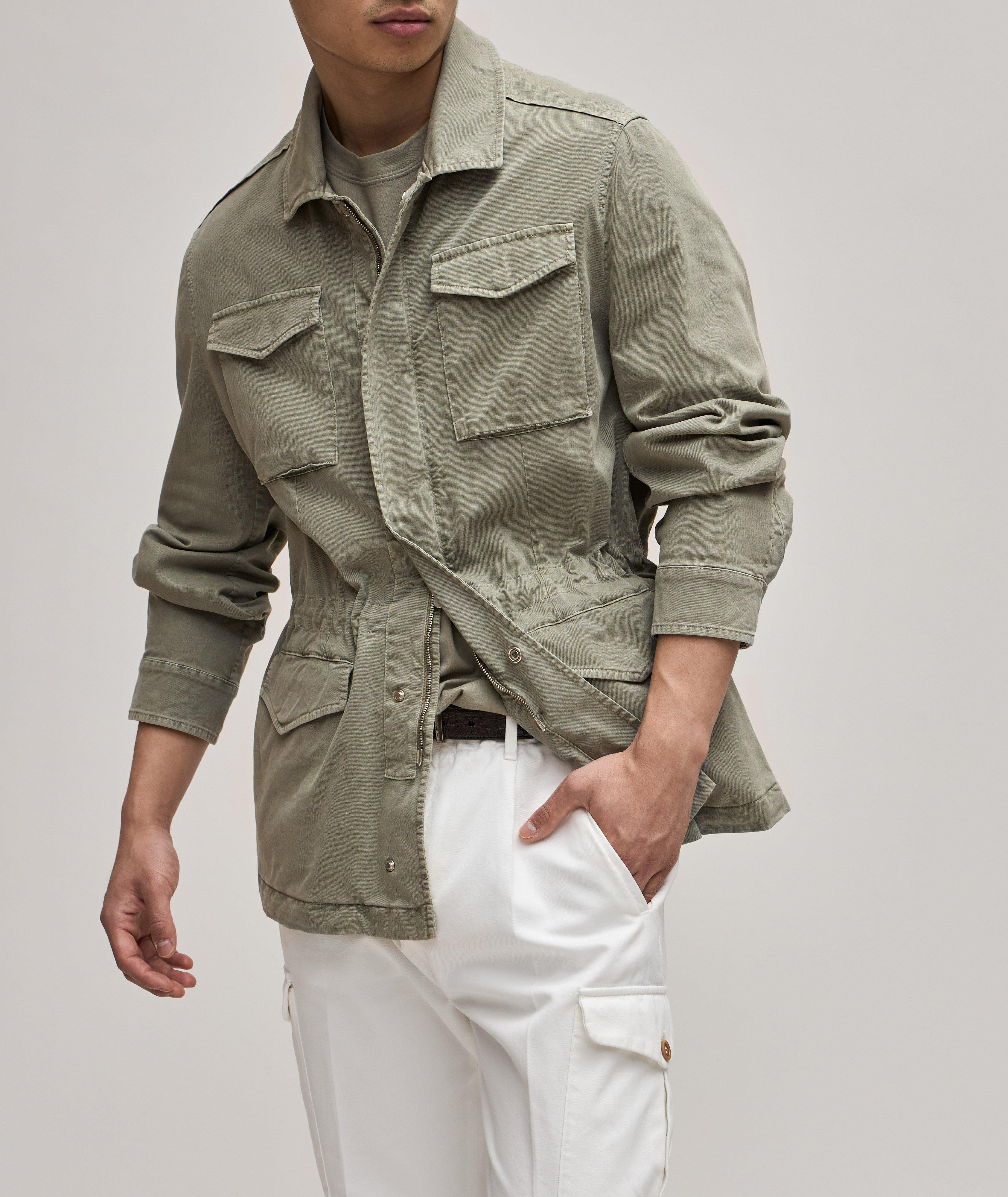 Cotton Gabardine Safari Jacket image 2