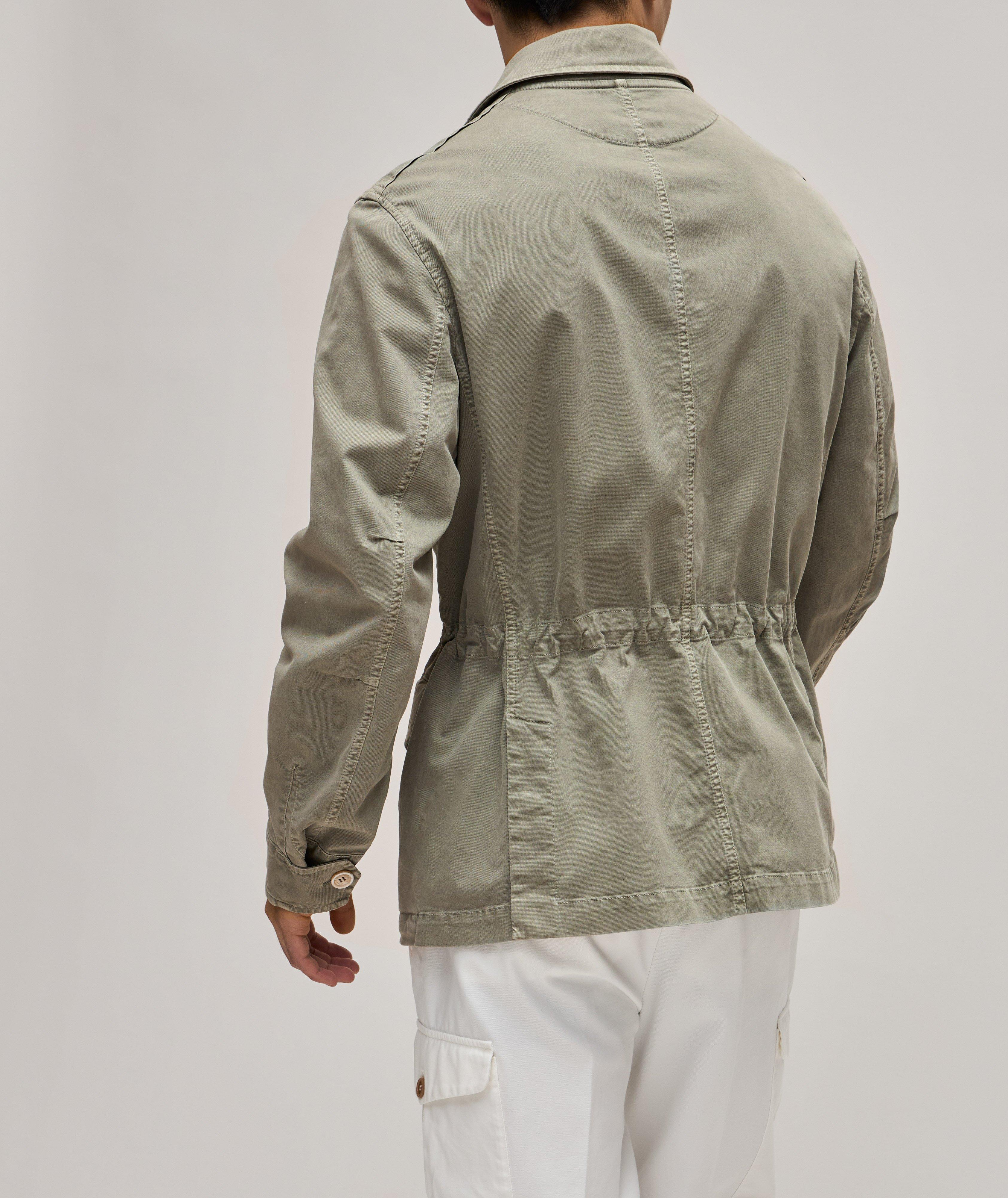 Cotton Gabardine Safari Jacket image 3