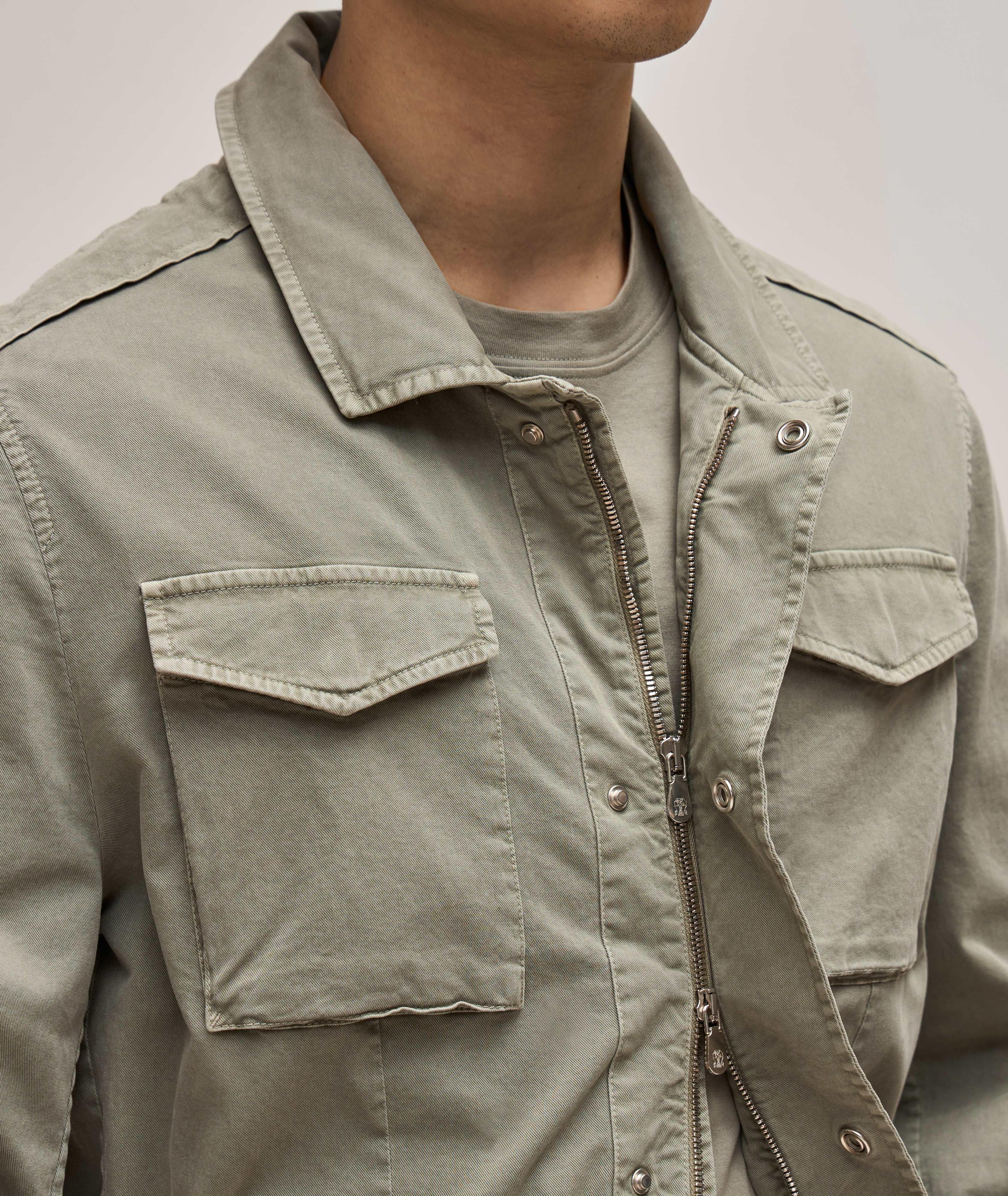 Cotton Gabardine Safari Jacket image 5