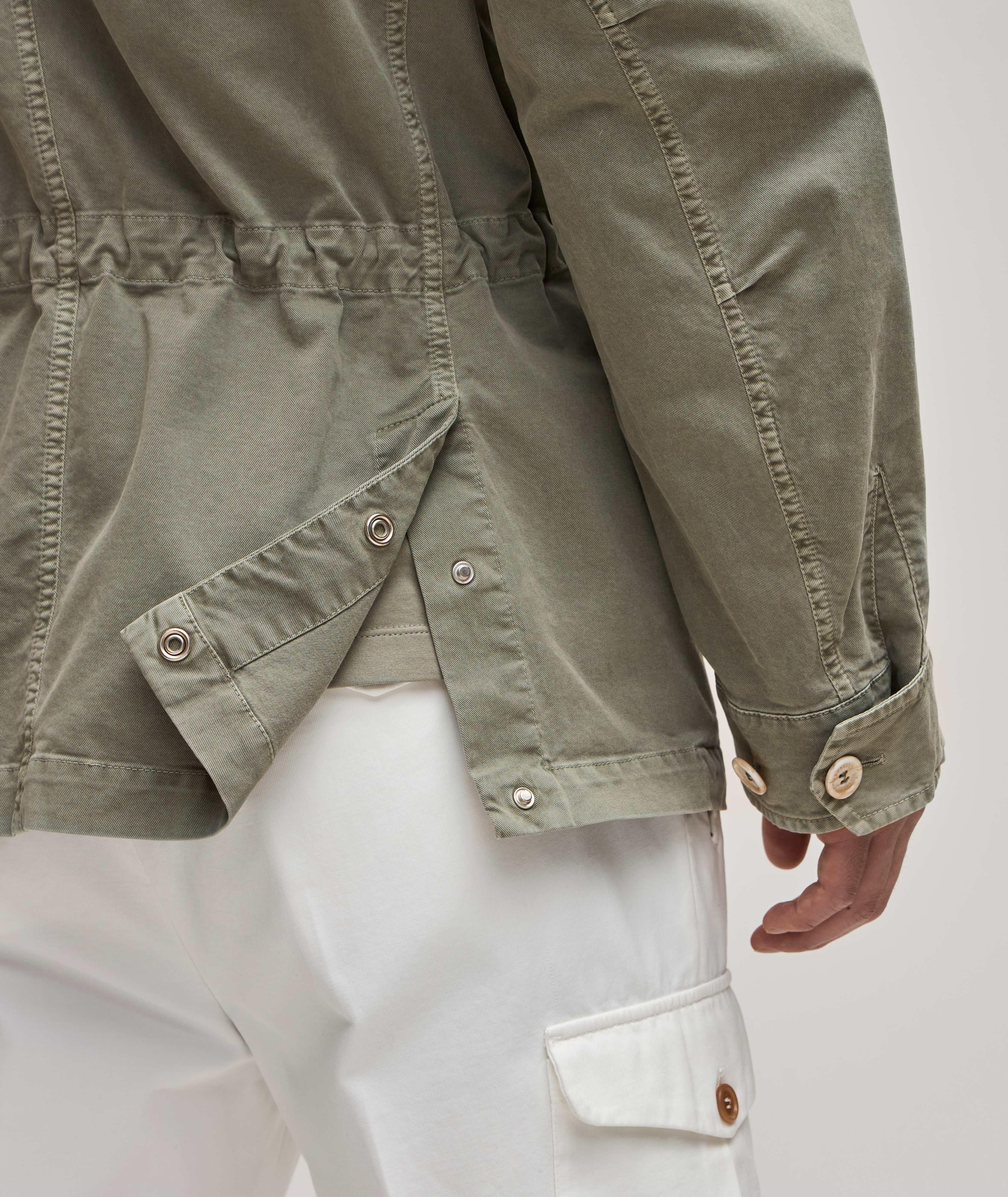 Cotton Gabardine Safari Jacket image 6