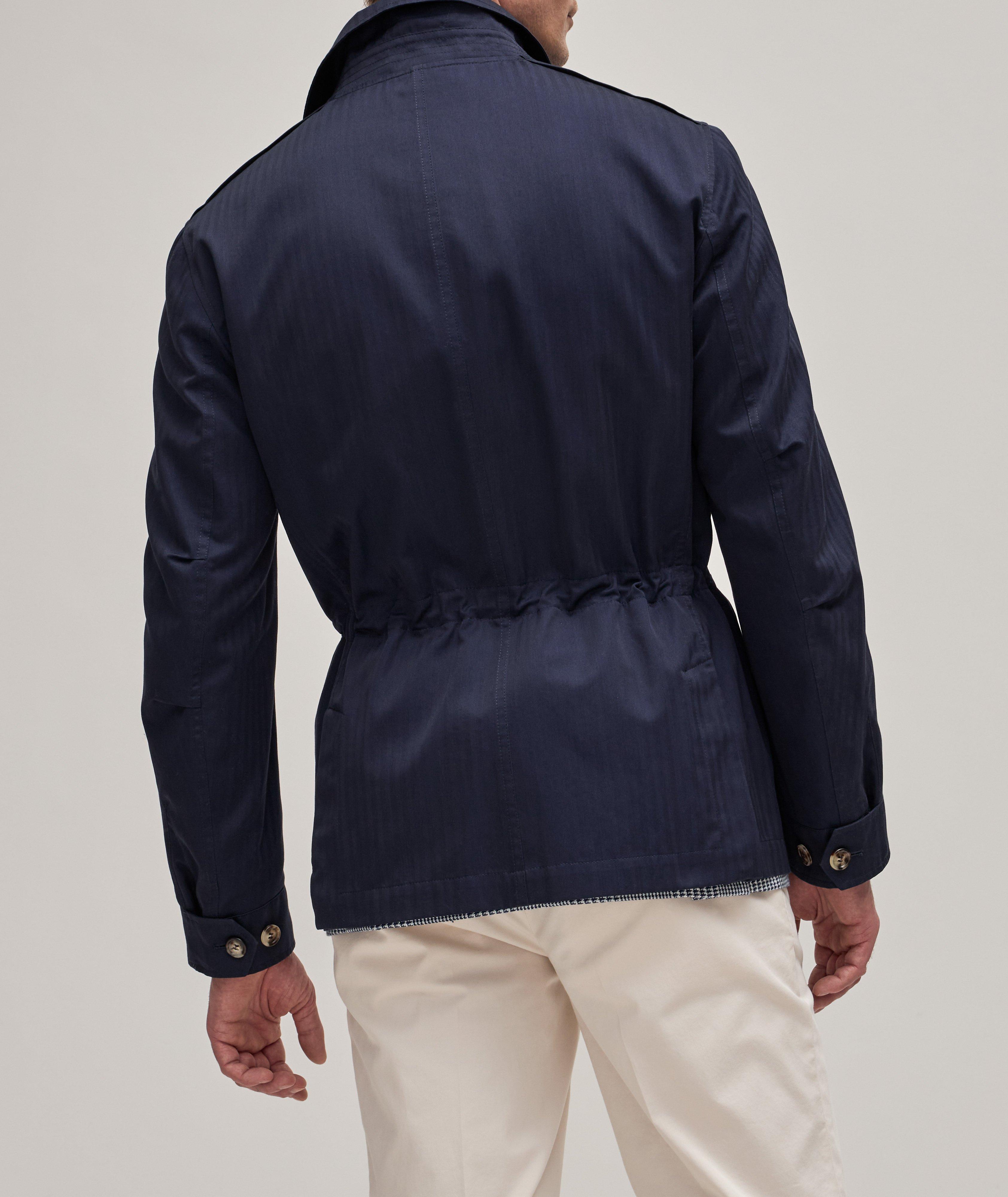 Cotton Herringbone Field Jacket image 3