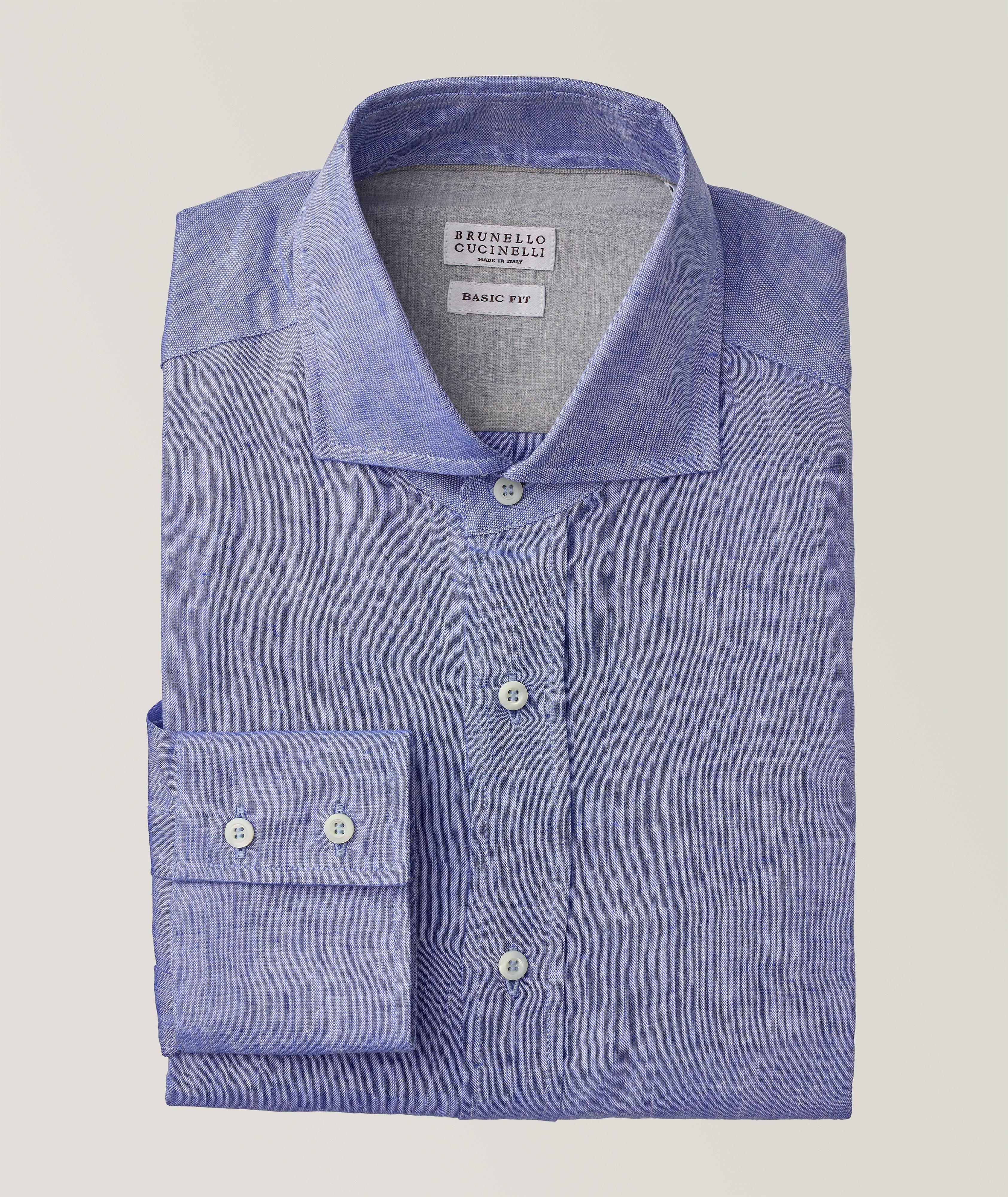 Contemporary-Fit Linen Sport Shirt image 0