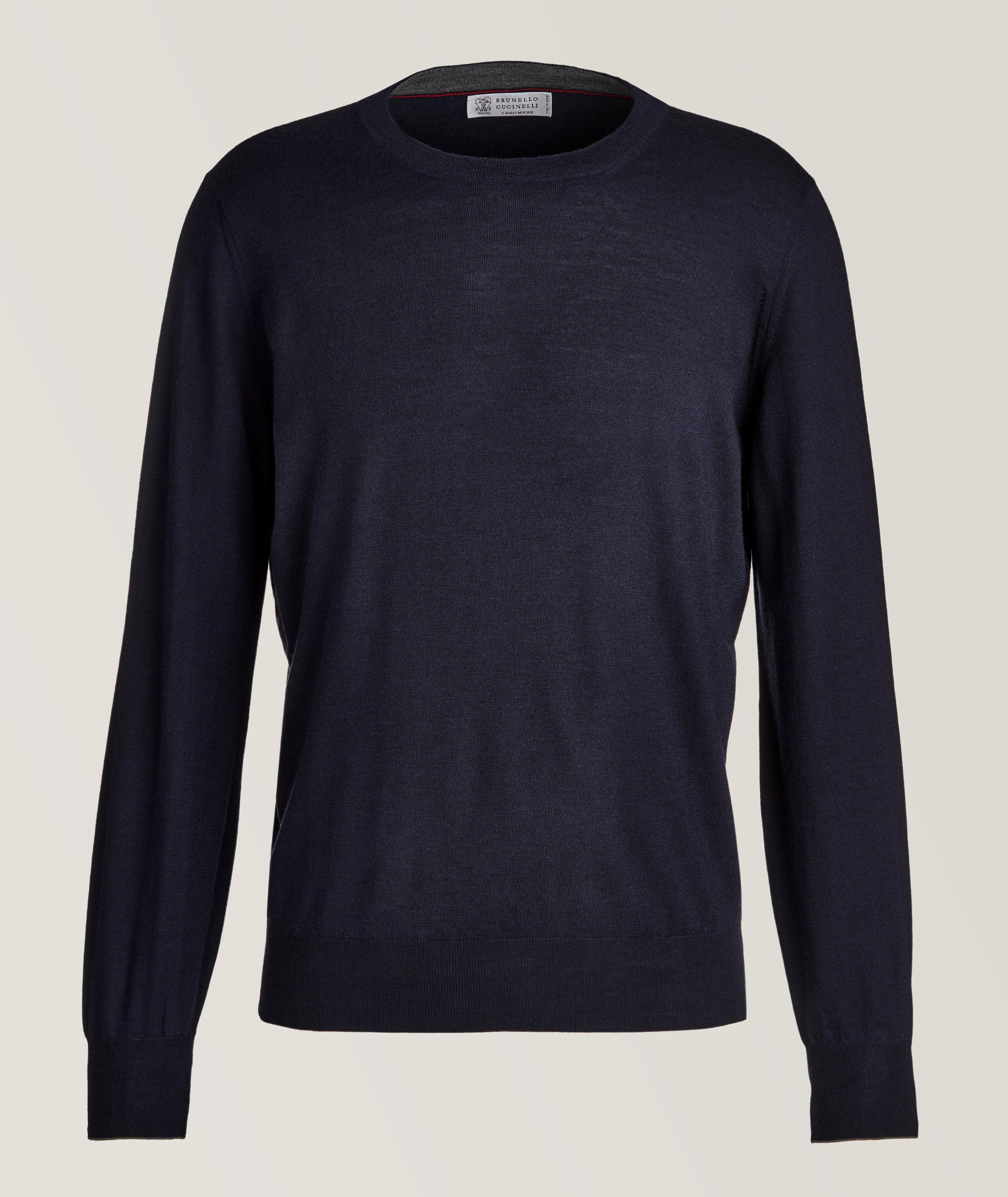 Wool-Cashmere Knit Crewneck Sweater image 0
