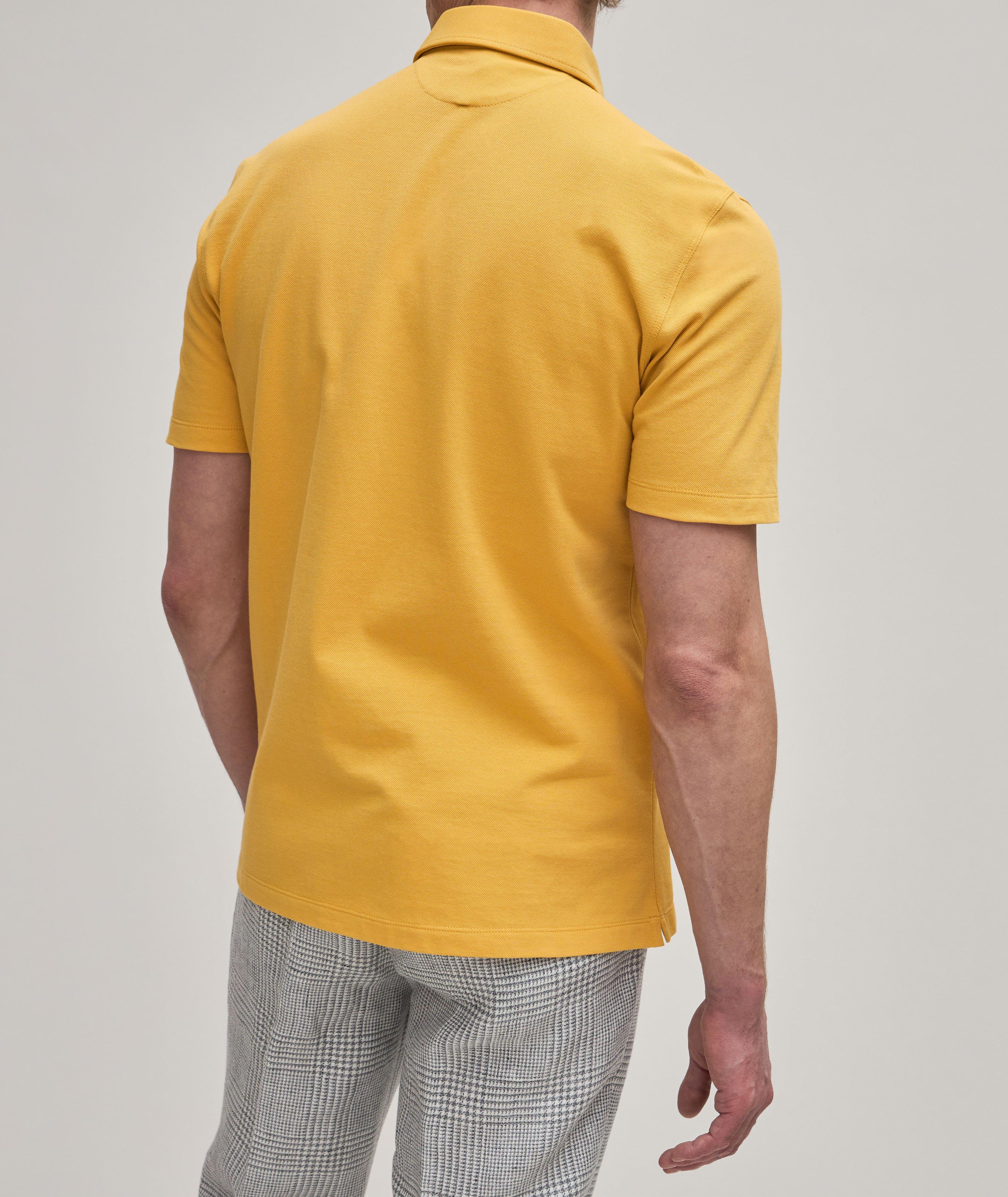 Regular Fit Cotton Piqué Polo image 3