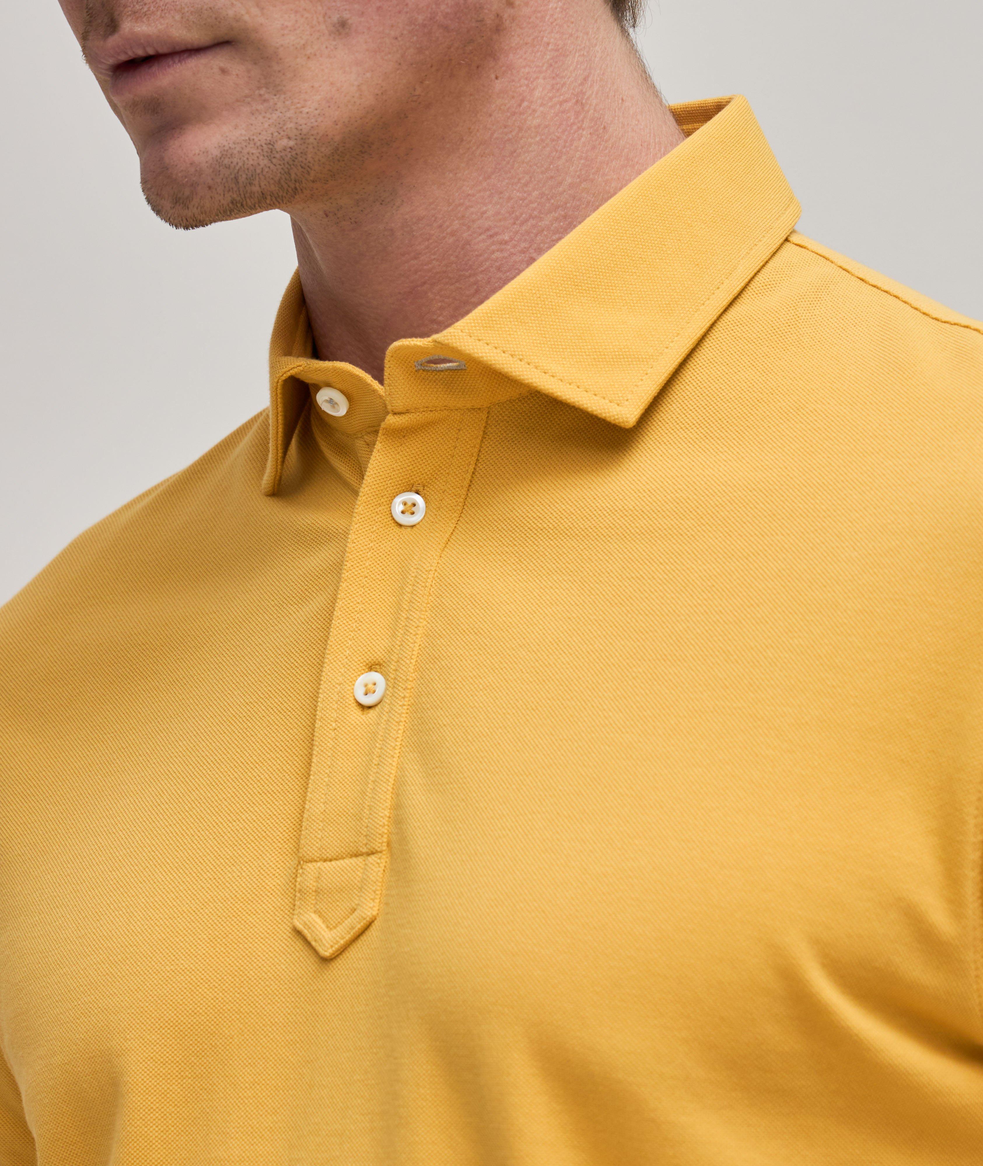 Regular Fit Cotton Piqué Polo image 4