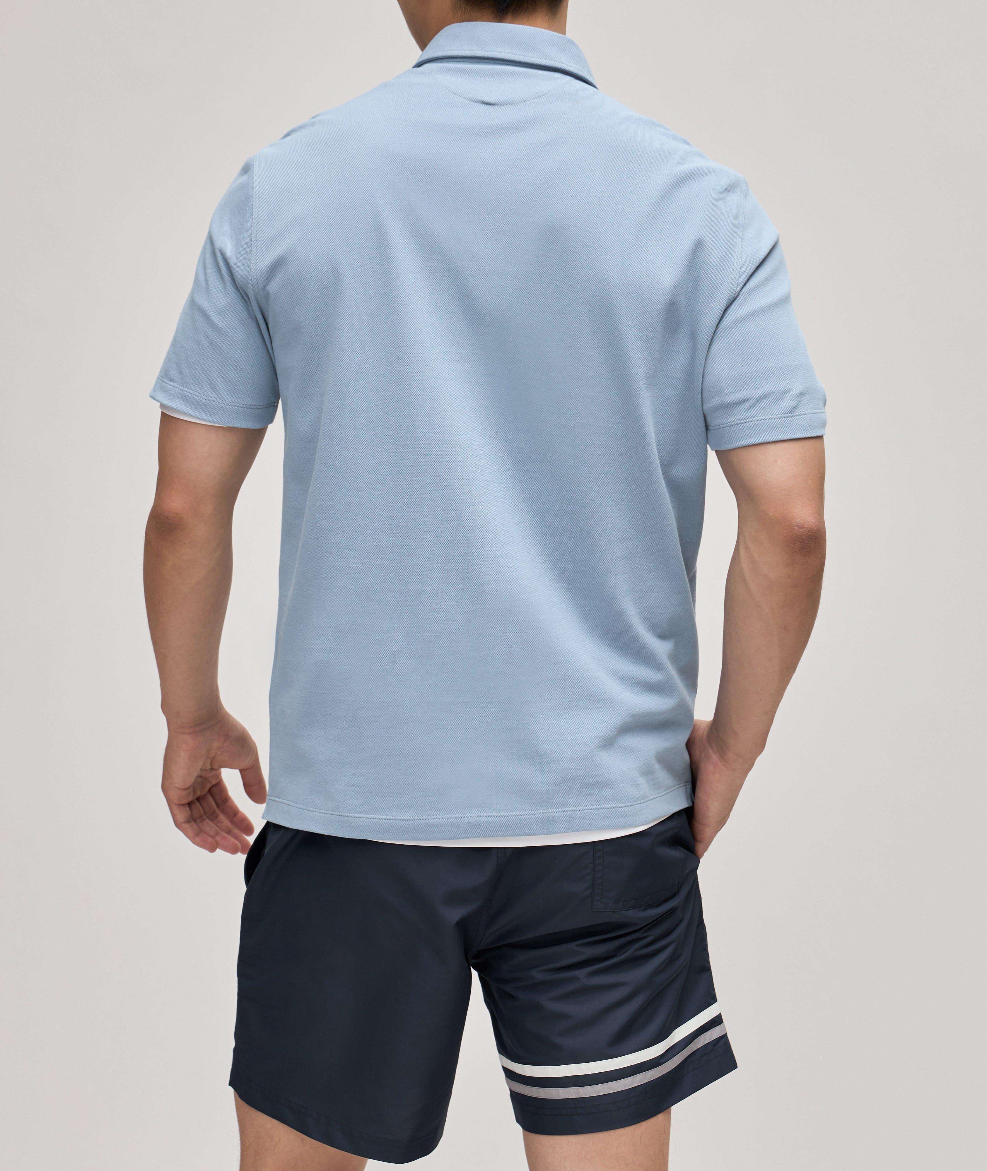 Polo en coton piqué de coupe standard image 3