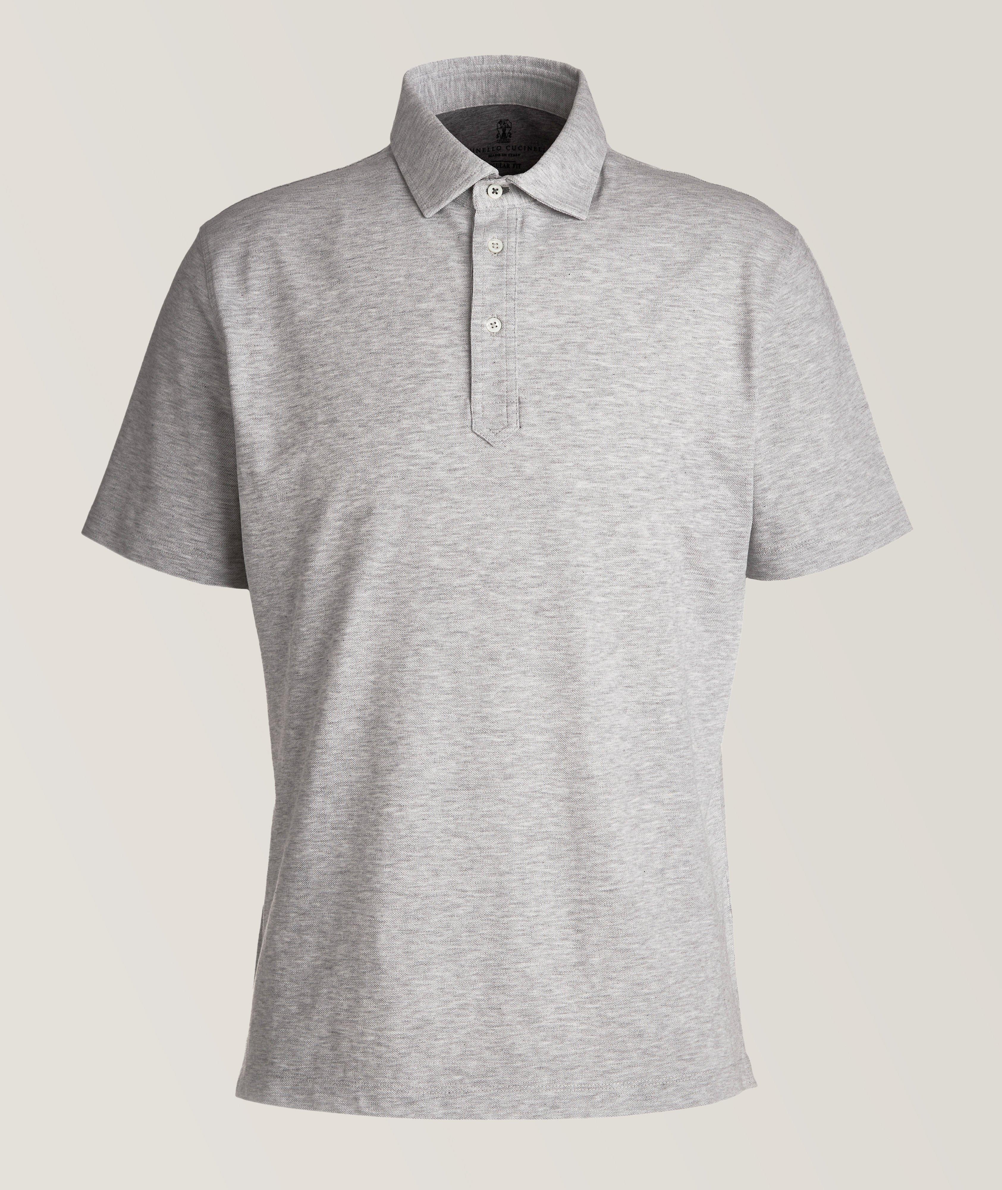 Polo en coton piqué de coupe standard image 0