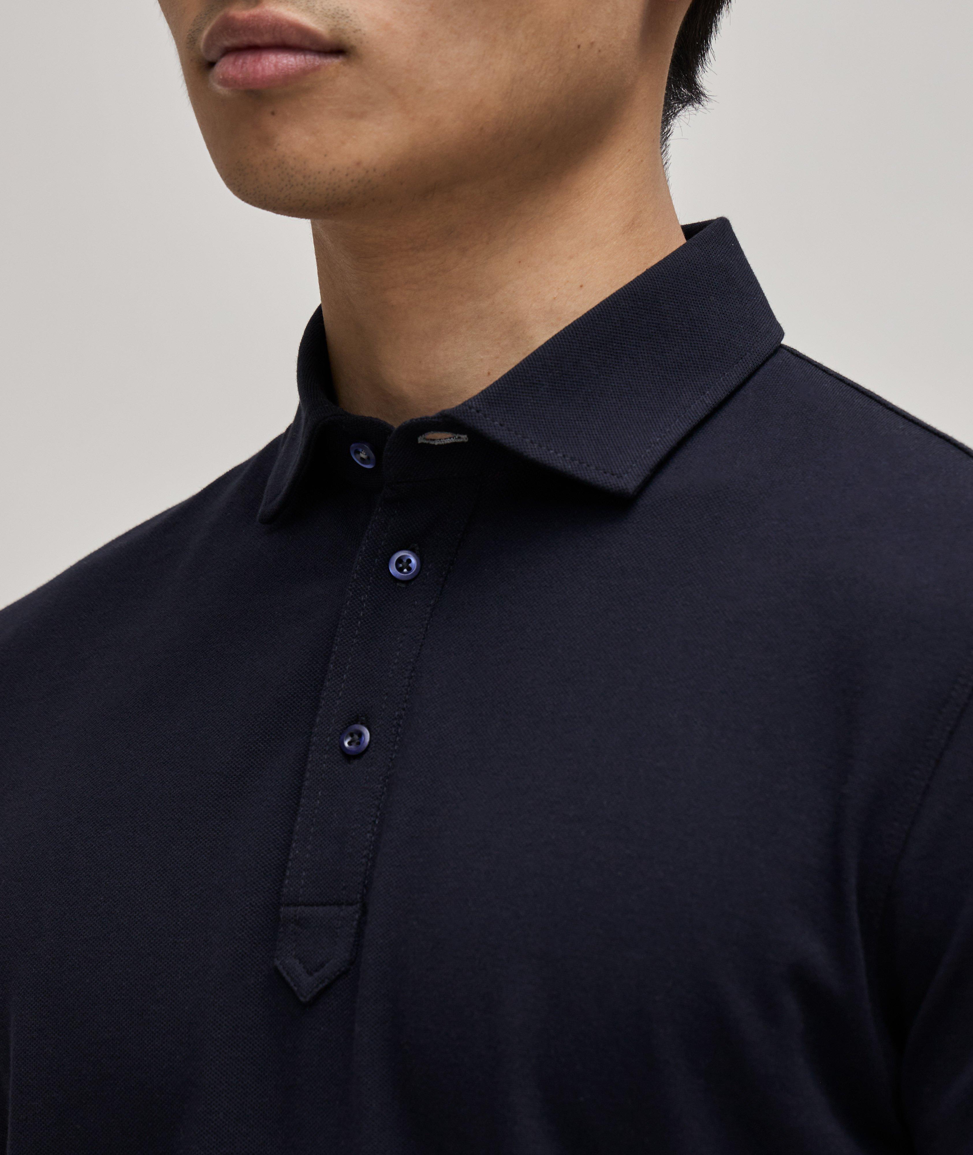 Regular Fit Cotton Piqué Polo image 3