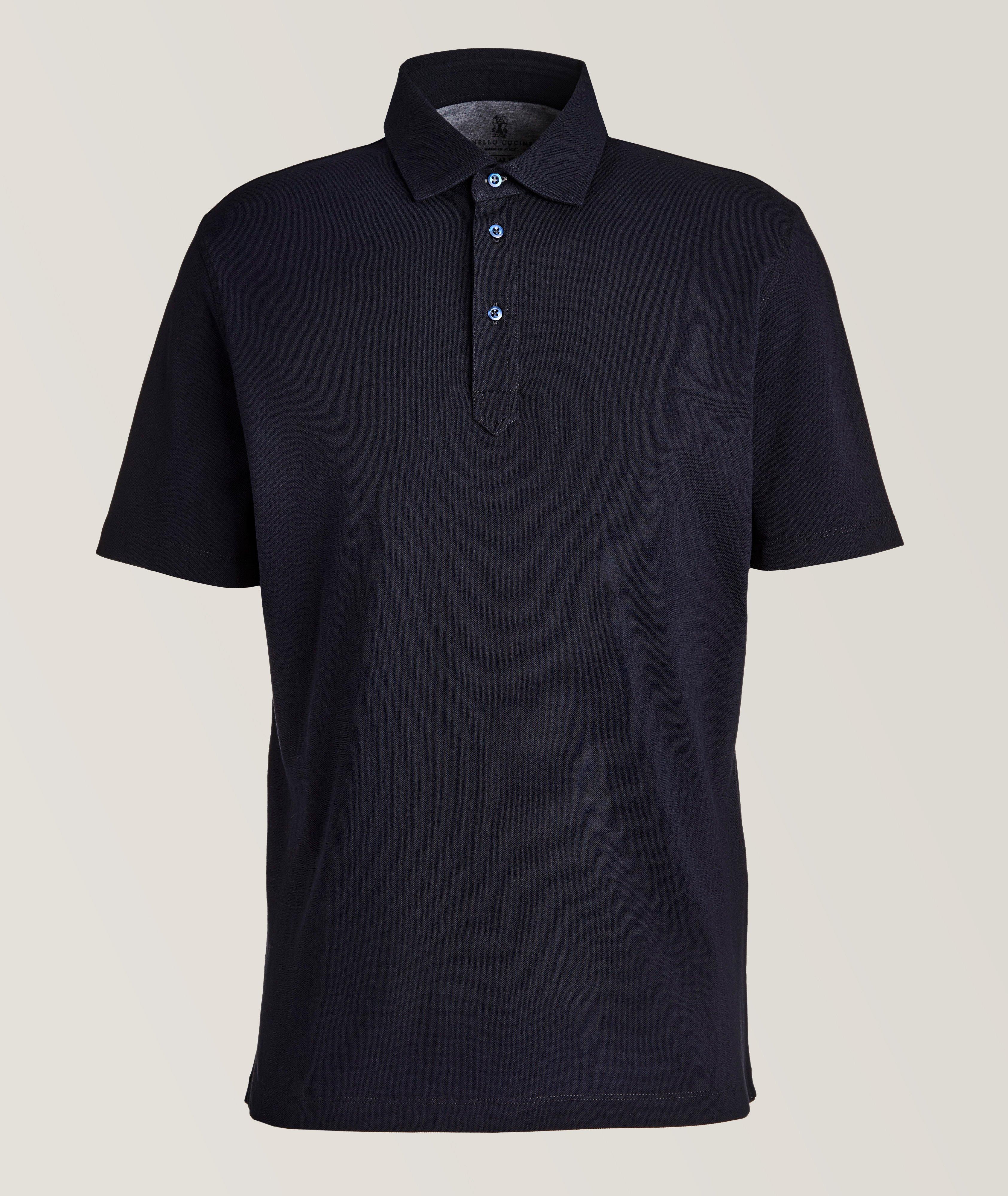Regular Fit Cotton Piqué Polo image 0