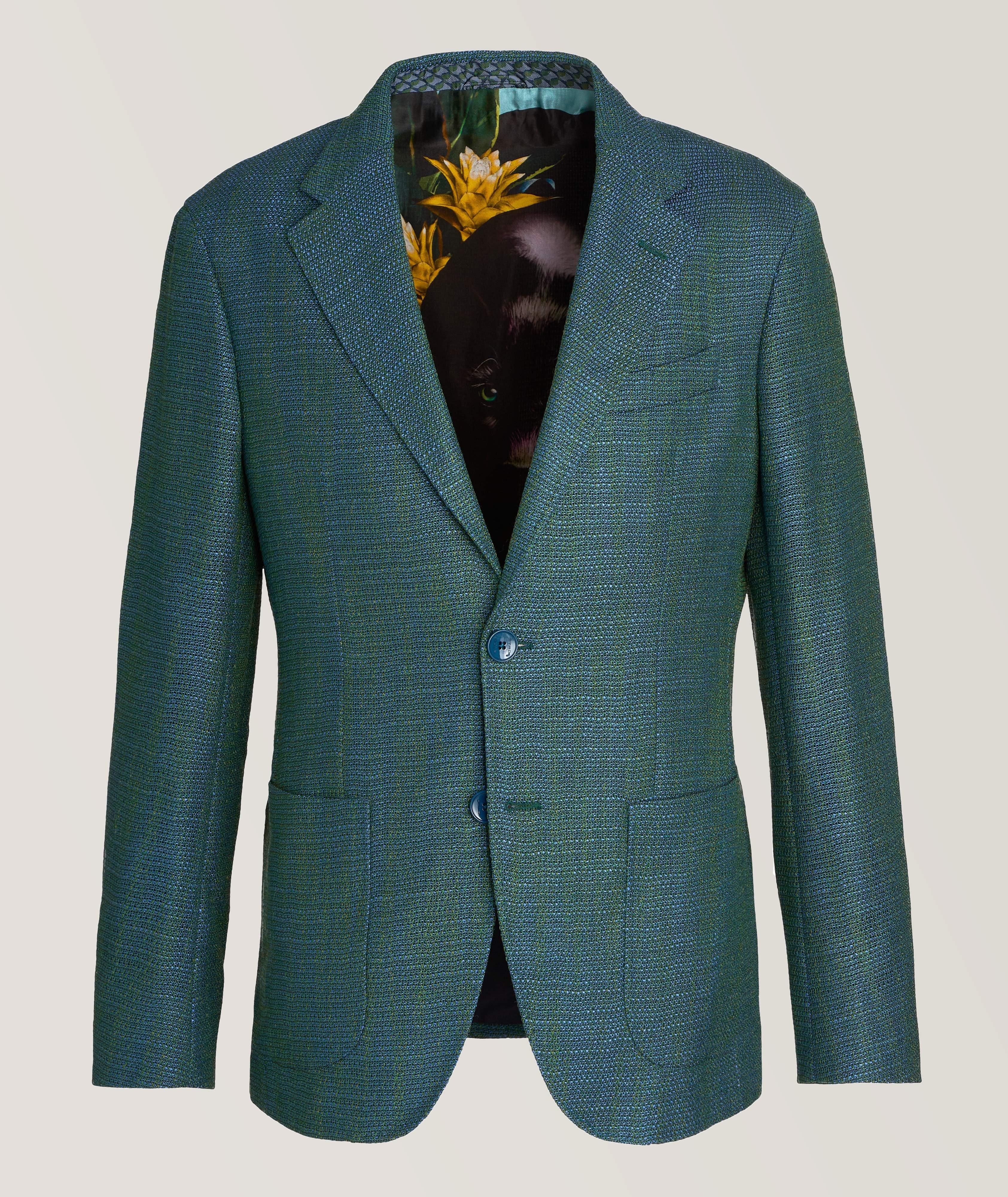 Jacquard Wool Blend Sport Jacket image 0