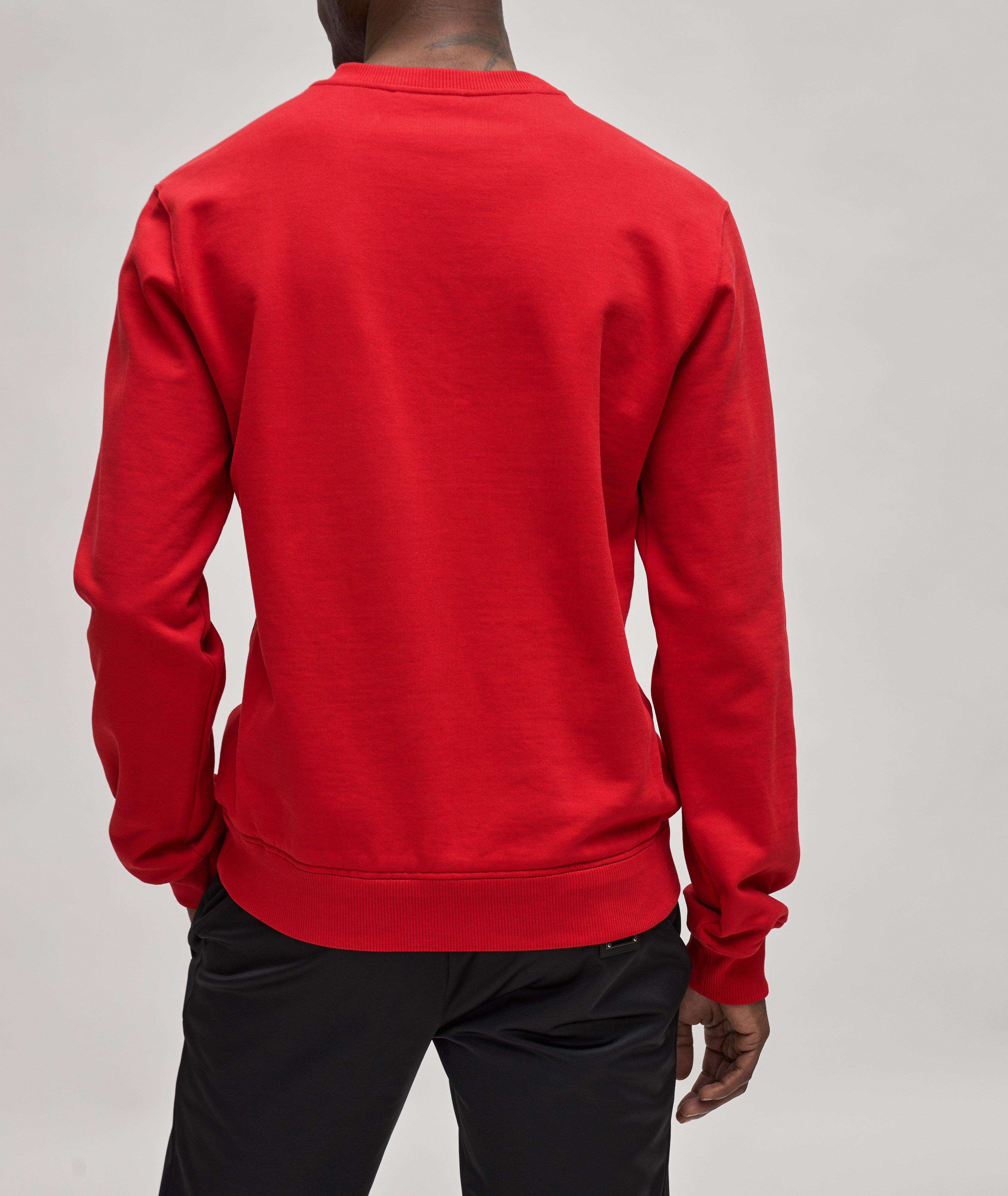 Cotton Embroidered Plaque Sweater image 2