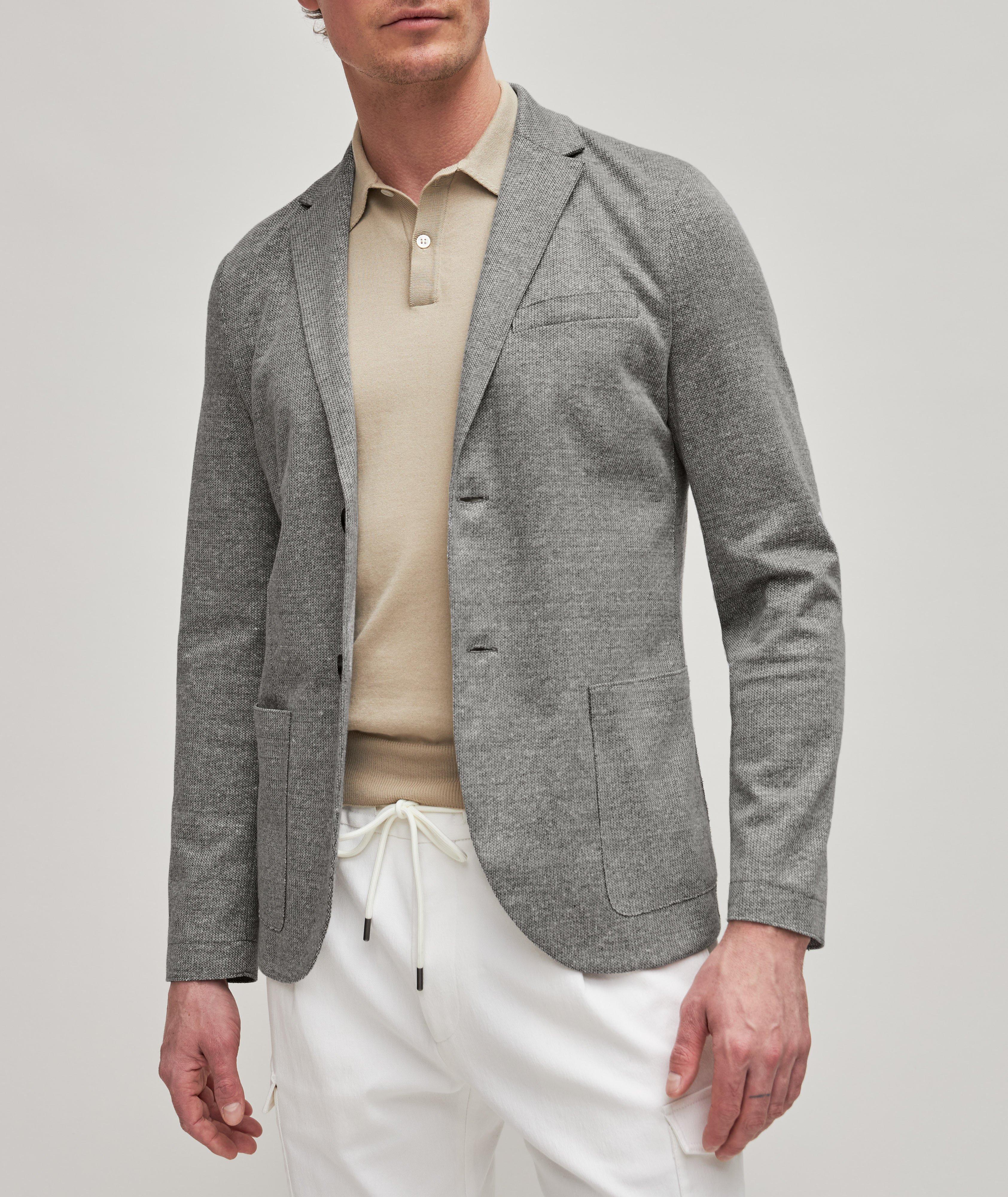 Unconstructed Cotton-Linen Sports Jacket