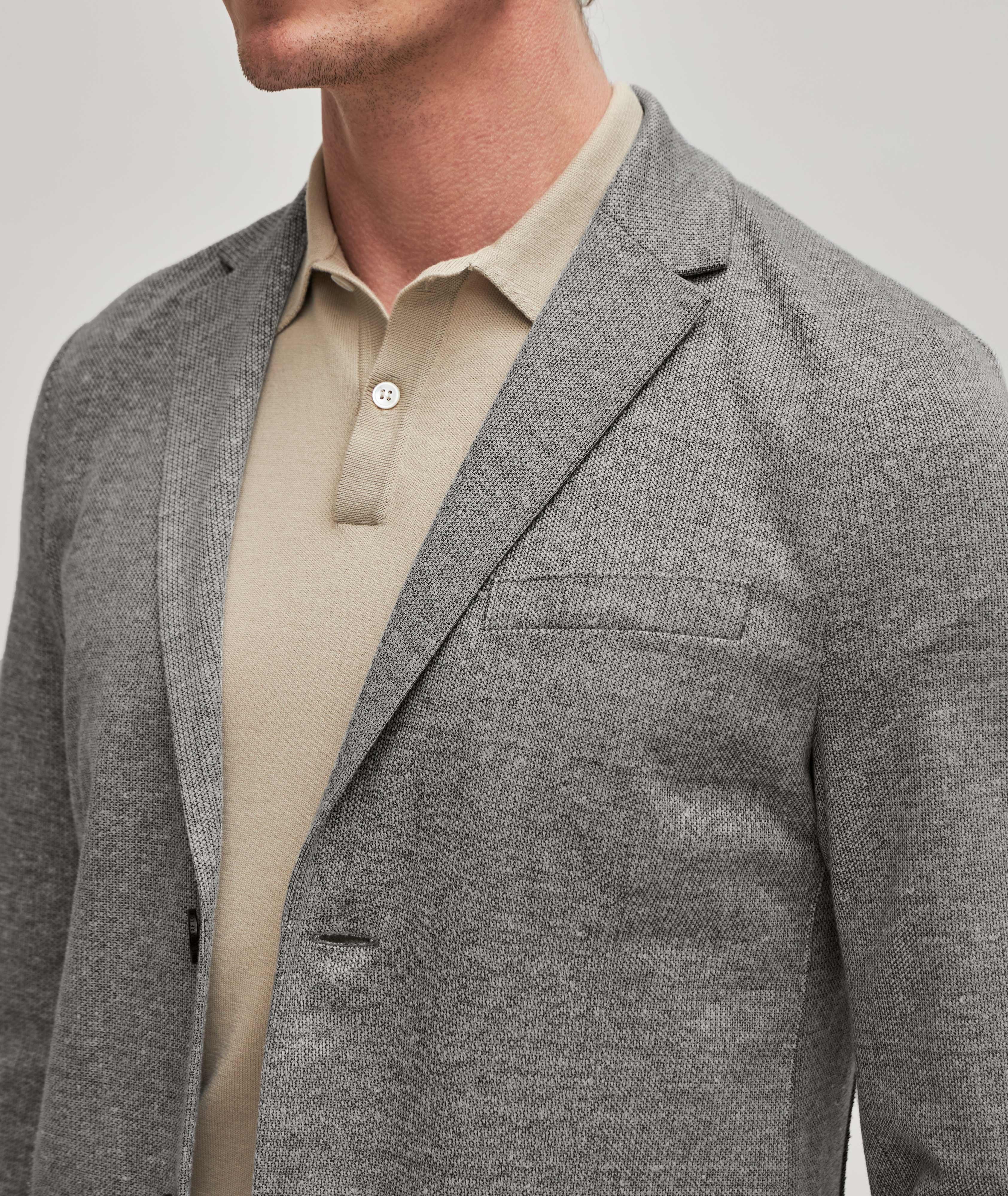 Unconstructed Cotton-Linen Sports Jacket image 3