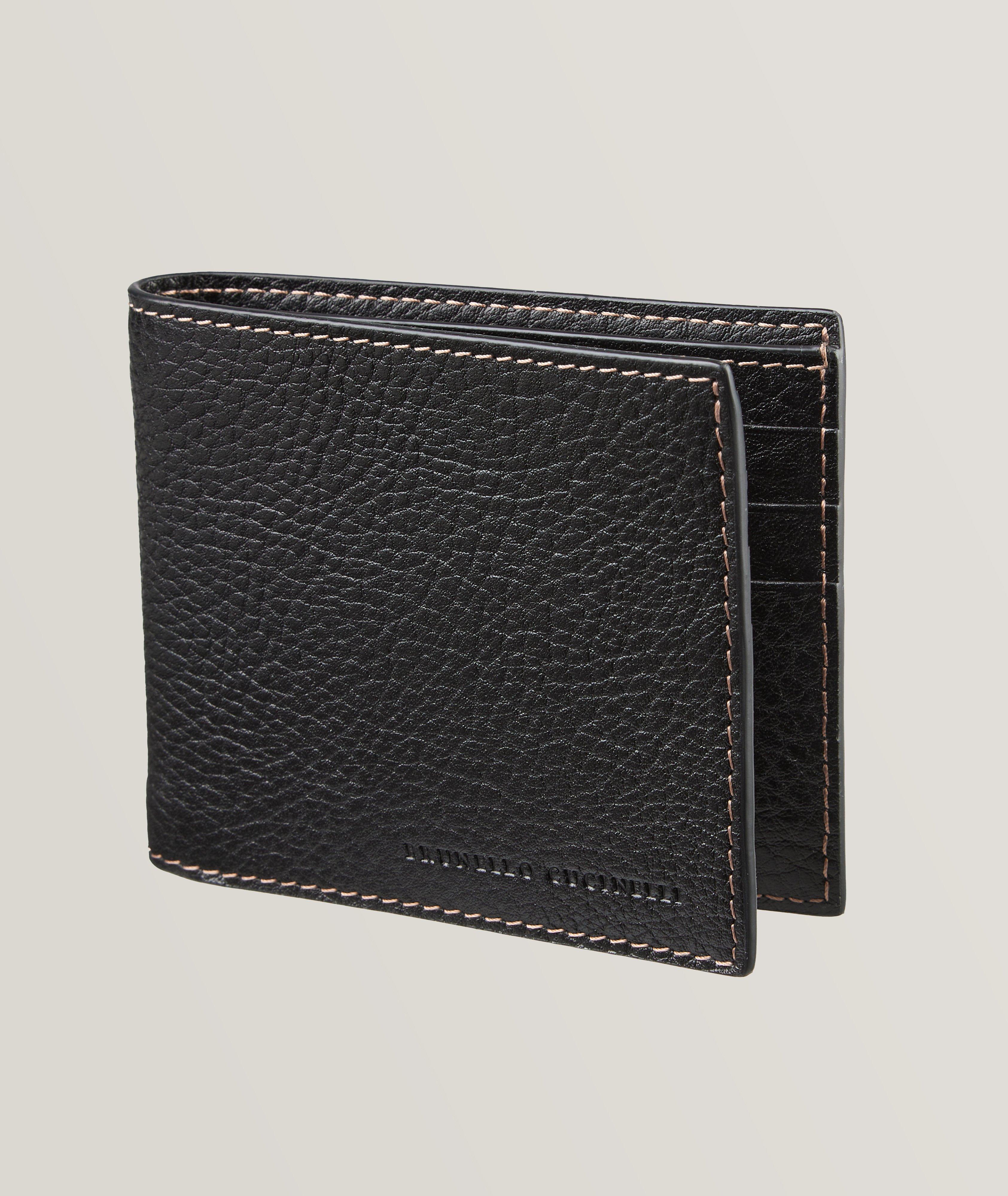 Logo Embossed Leather Bifold Wallet image 0