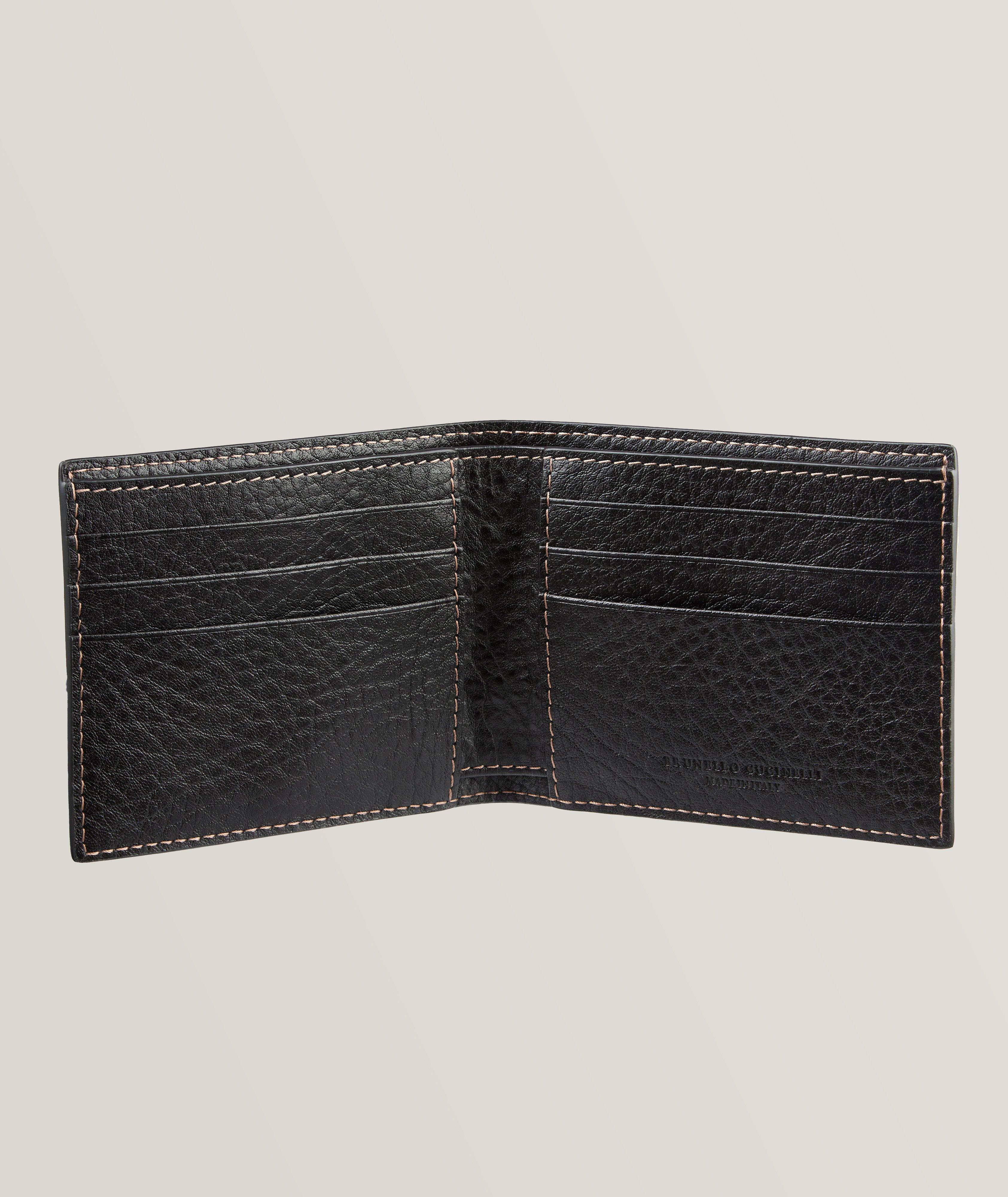 Logo Embossed Leather Bifold Wallet image 1