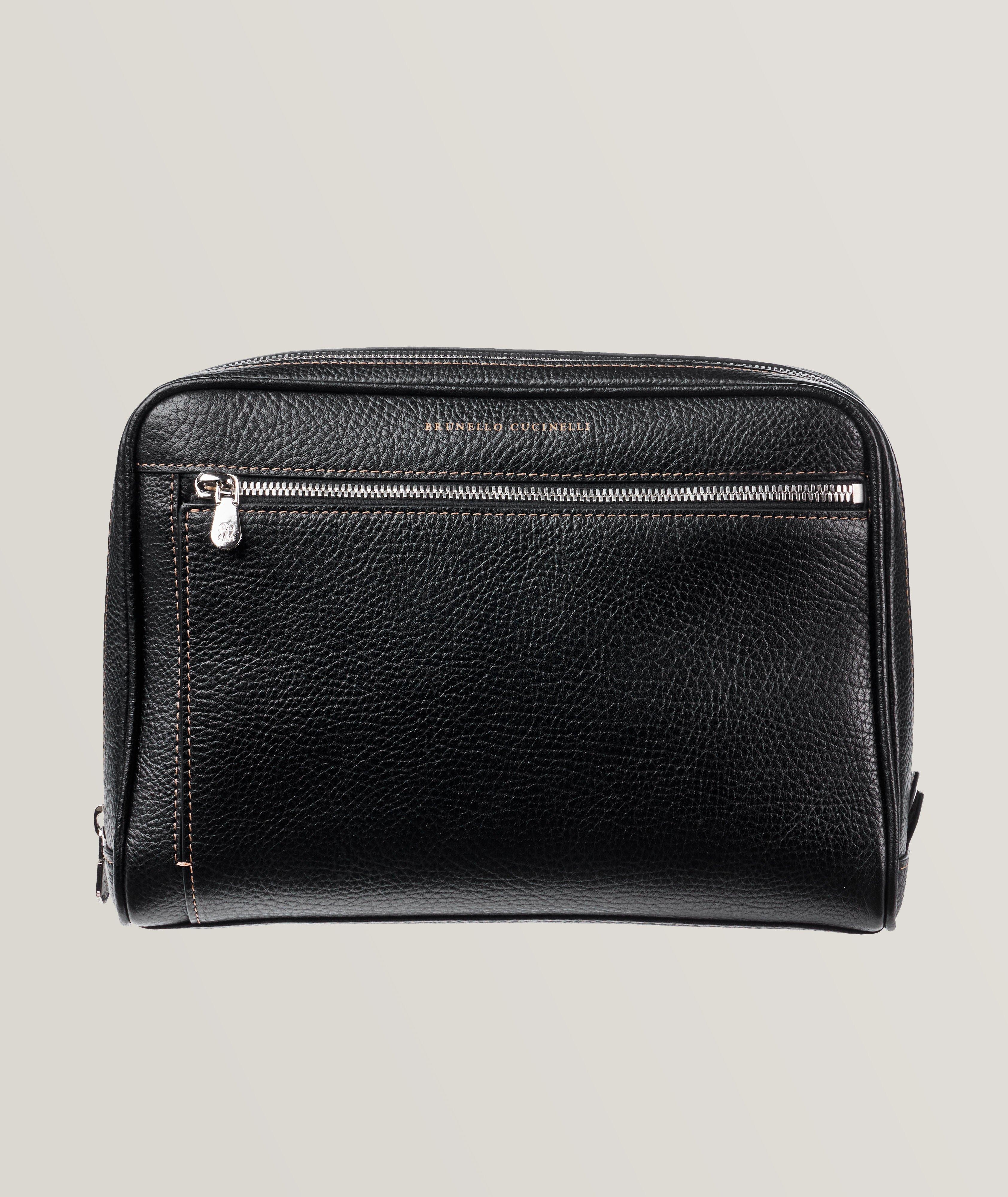 Grained Calfskin Toiletry Bag image 0