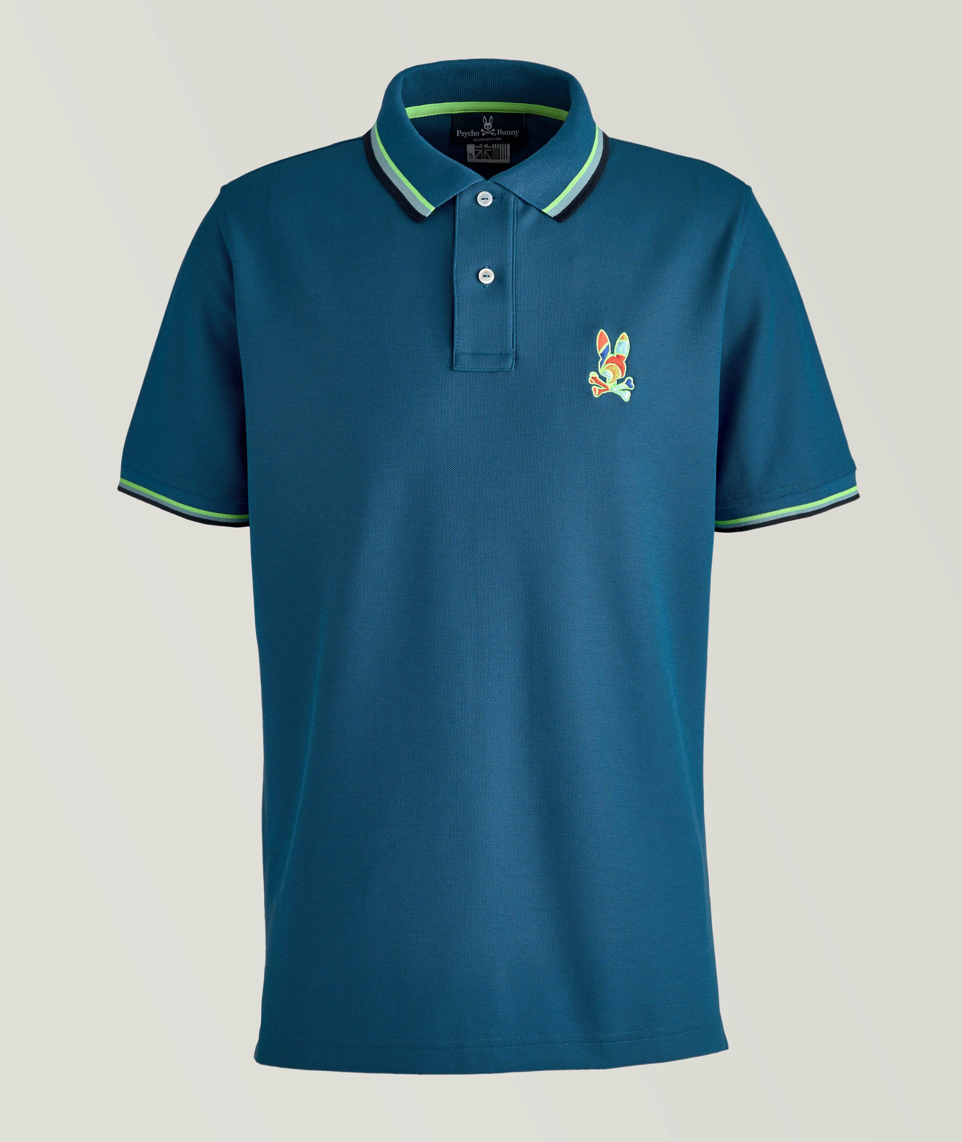 Logo Embroidered Cotton Pique Polo  image 0