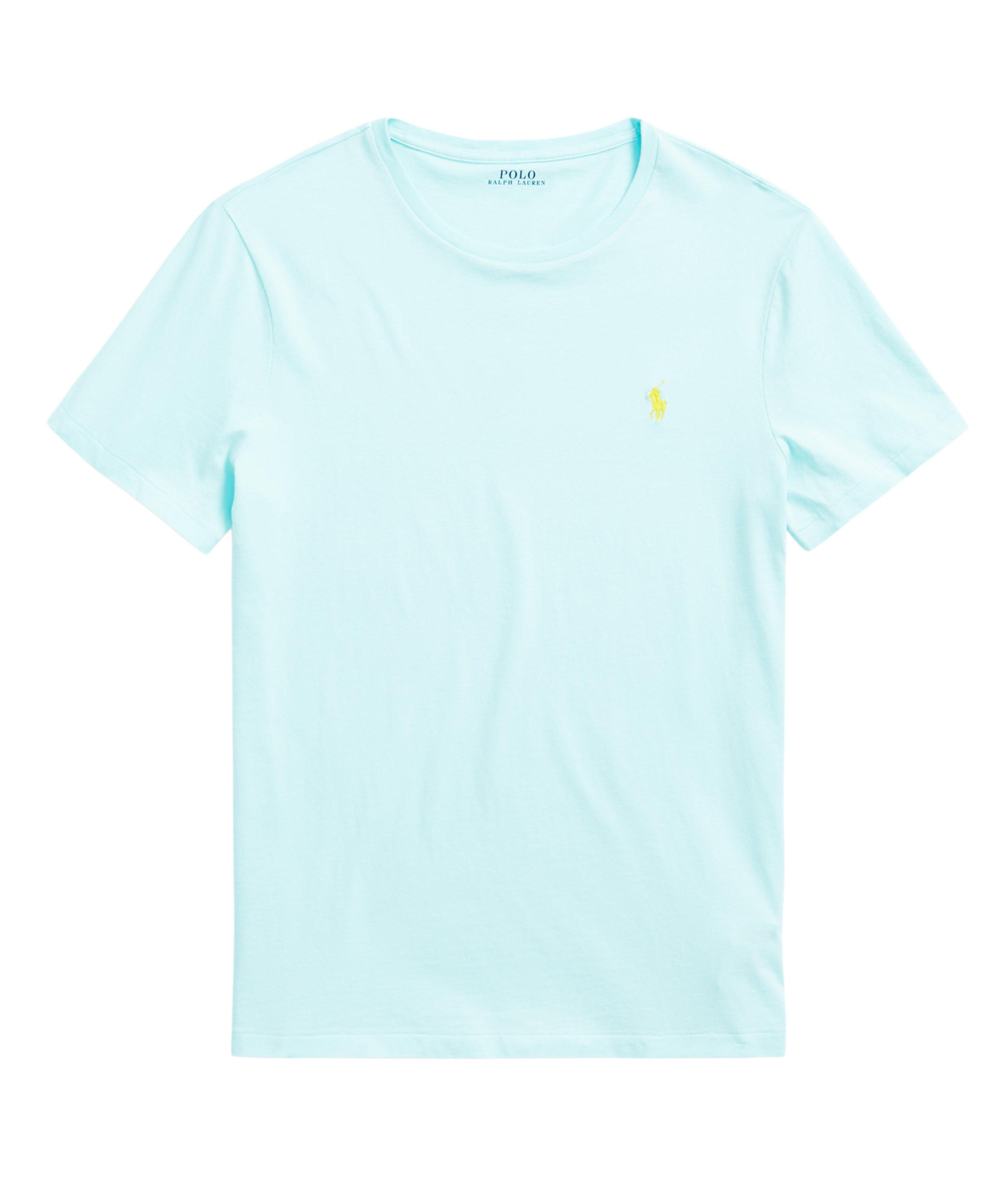 Logo Embroidered Cotton T-Shirt image 0